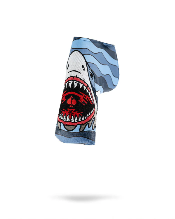 SHARK ATTACK - Pins and Aces Putter Cover