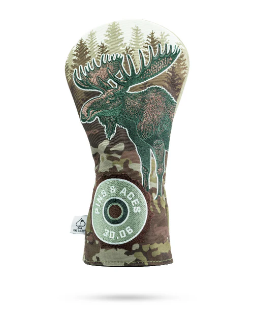 OPEN SEASON MOOSE - Pins & Aces Driver Headcover