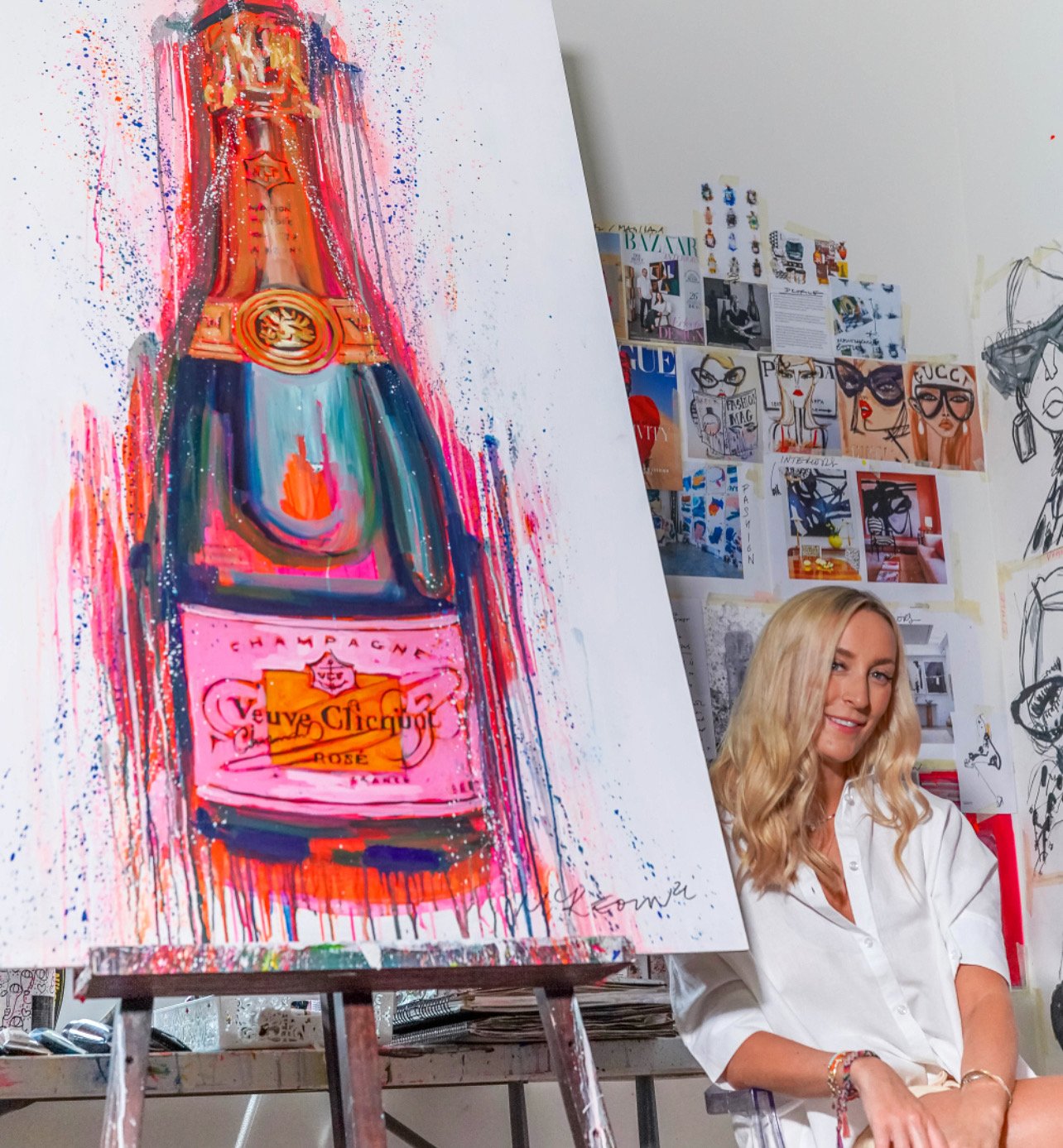 Veuve Clicquot Original Painting