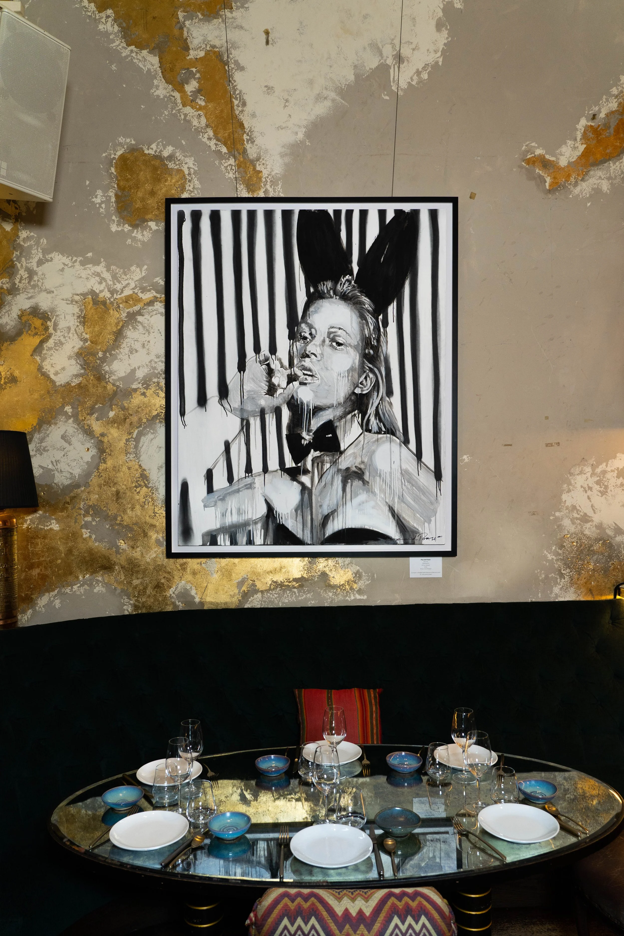 Bunny Original Painting Pop & Toast