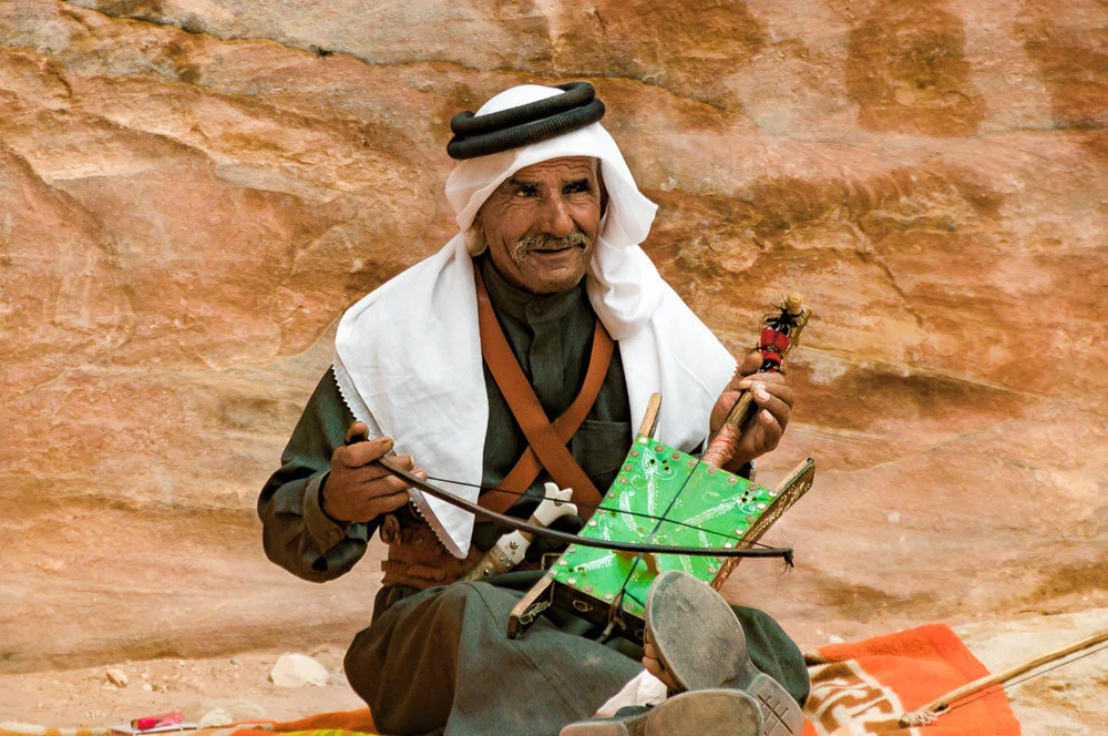 Musician, Petra, Jordan