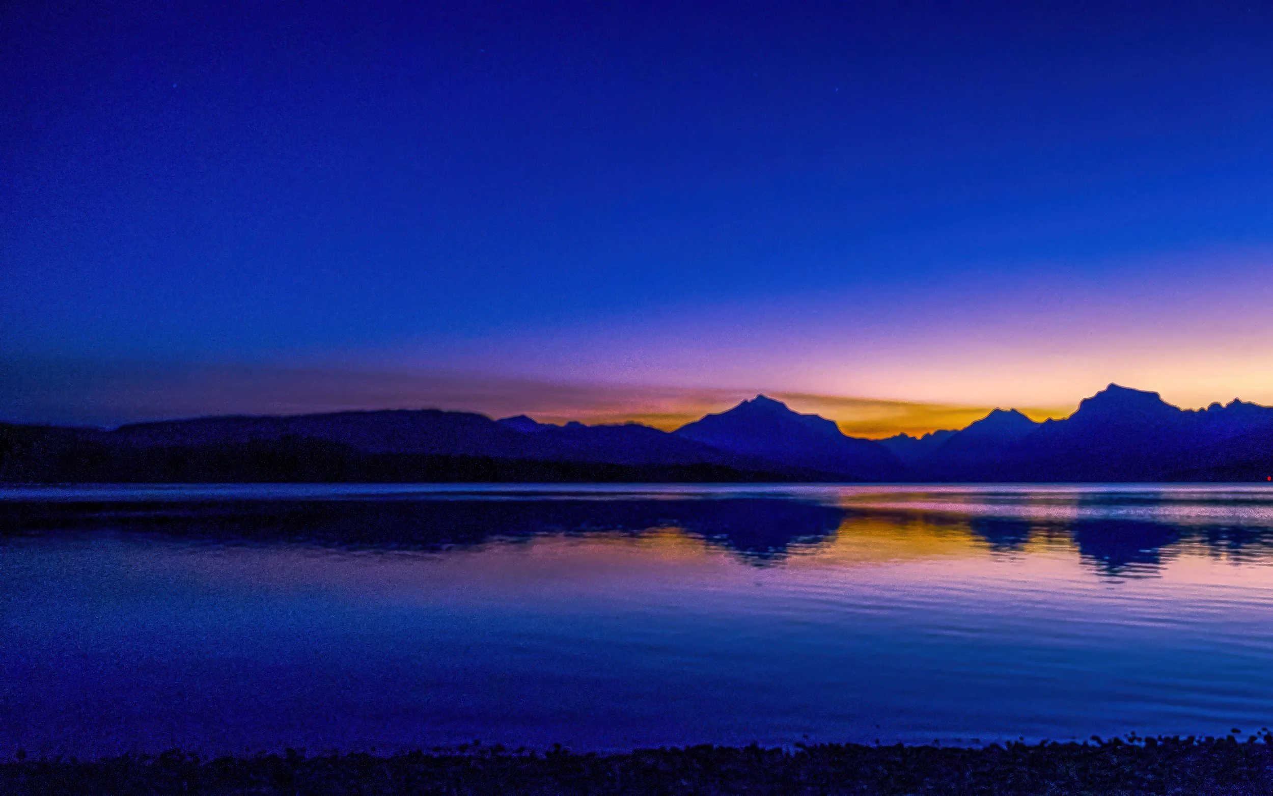 Glacier National Park at Dawn