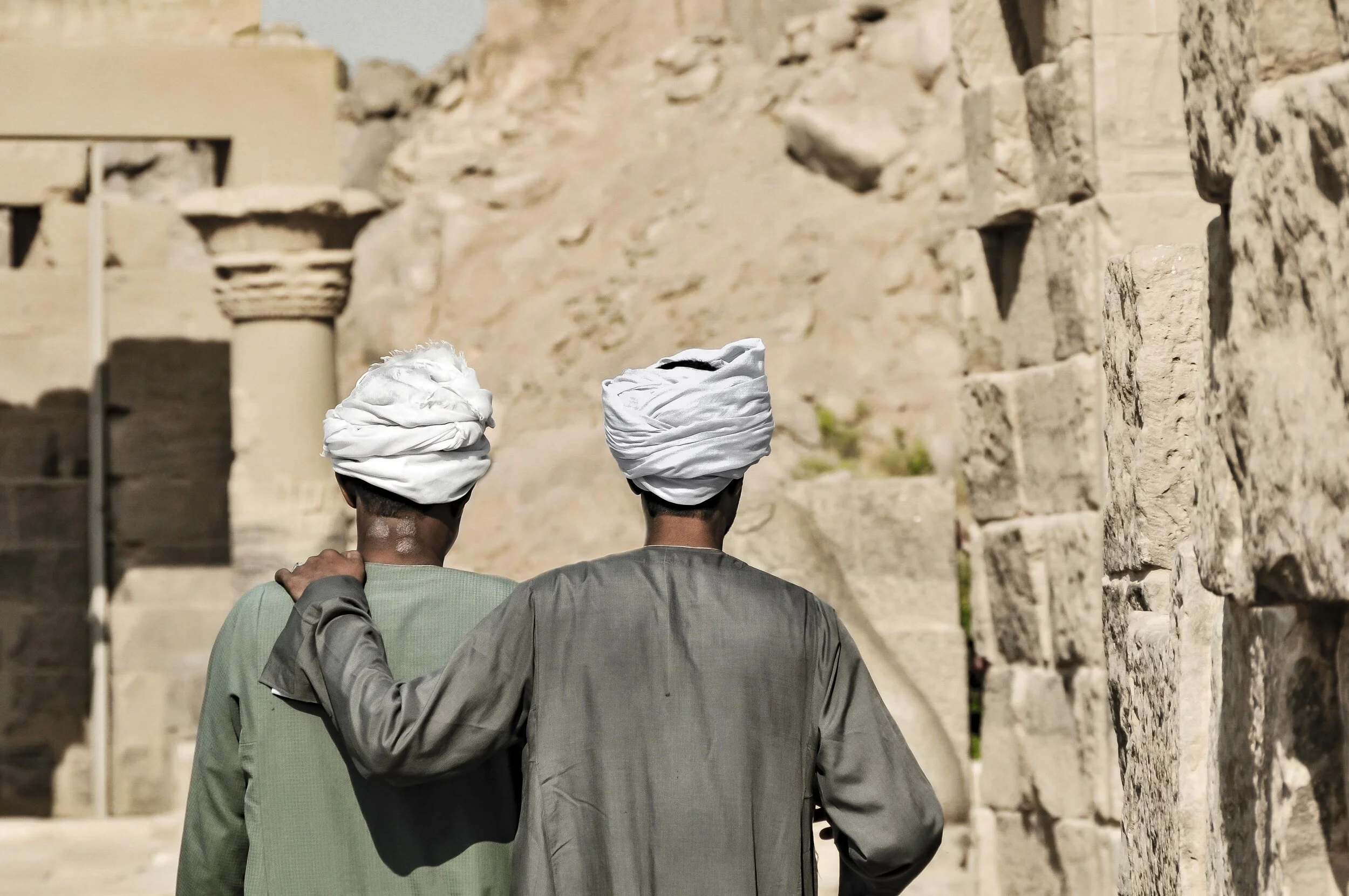 Friends, Luxor, Egypt
