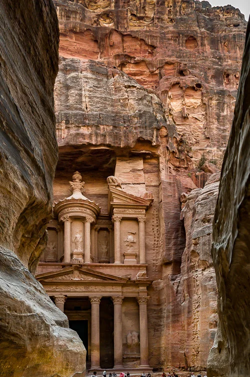 The Treasury from the Siq, Petra, Jordan