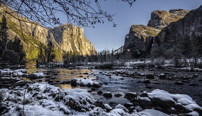 Yosemite in Winter, California