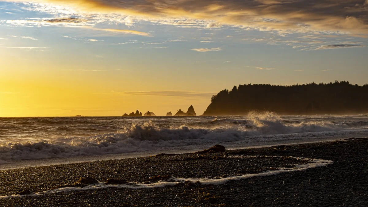 Sunset at Ruby Beach, Washington