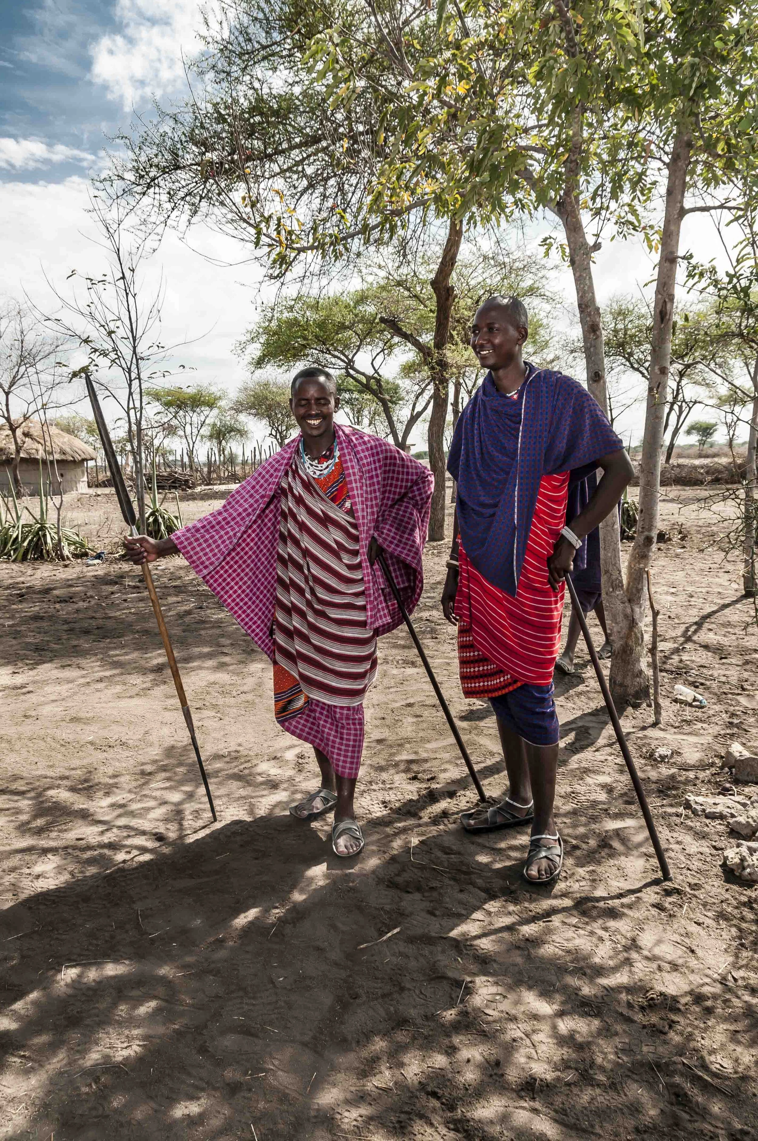 Proud Maasai Men, Tanzania
