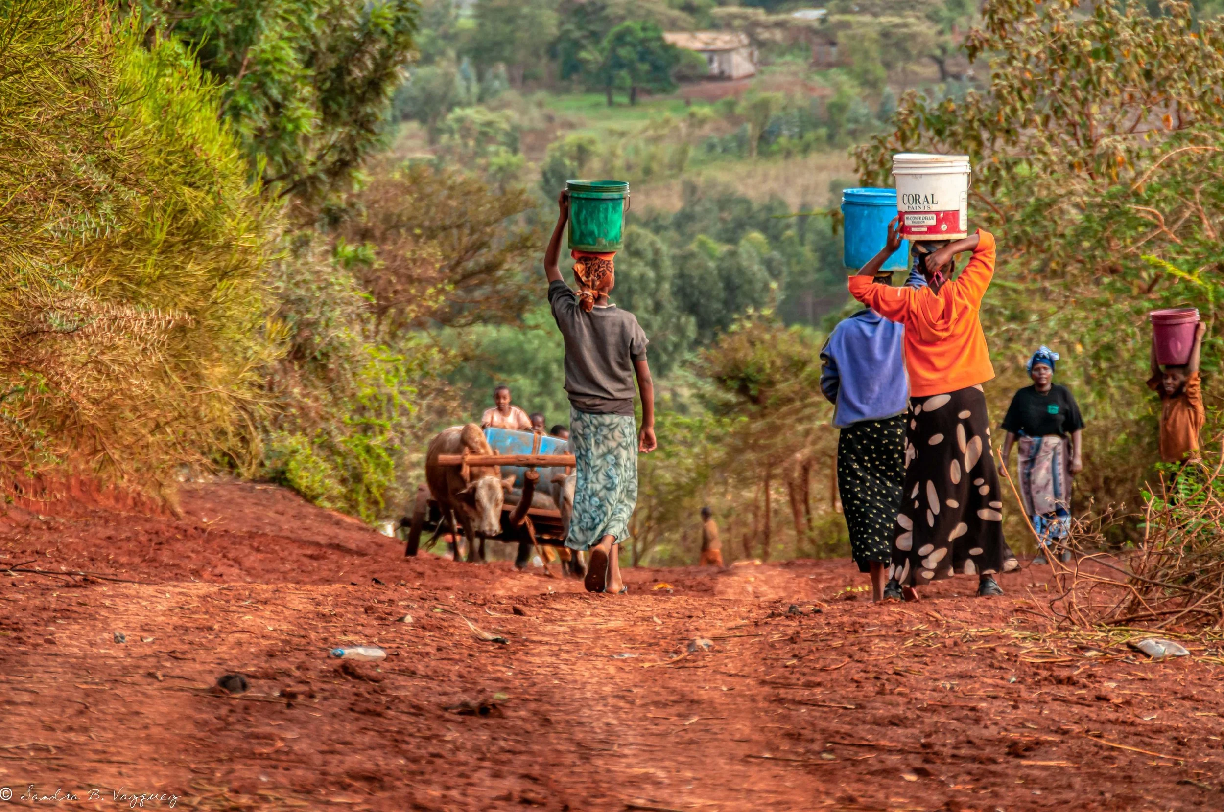 Children en Ngorongoro, Tanzania