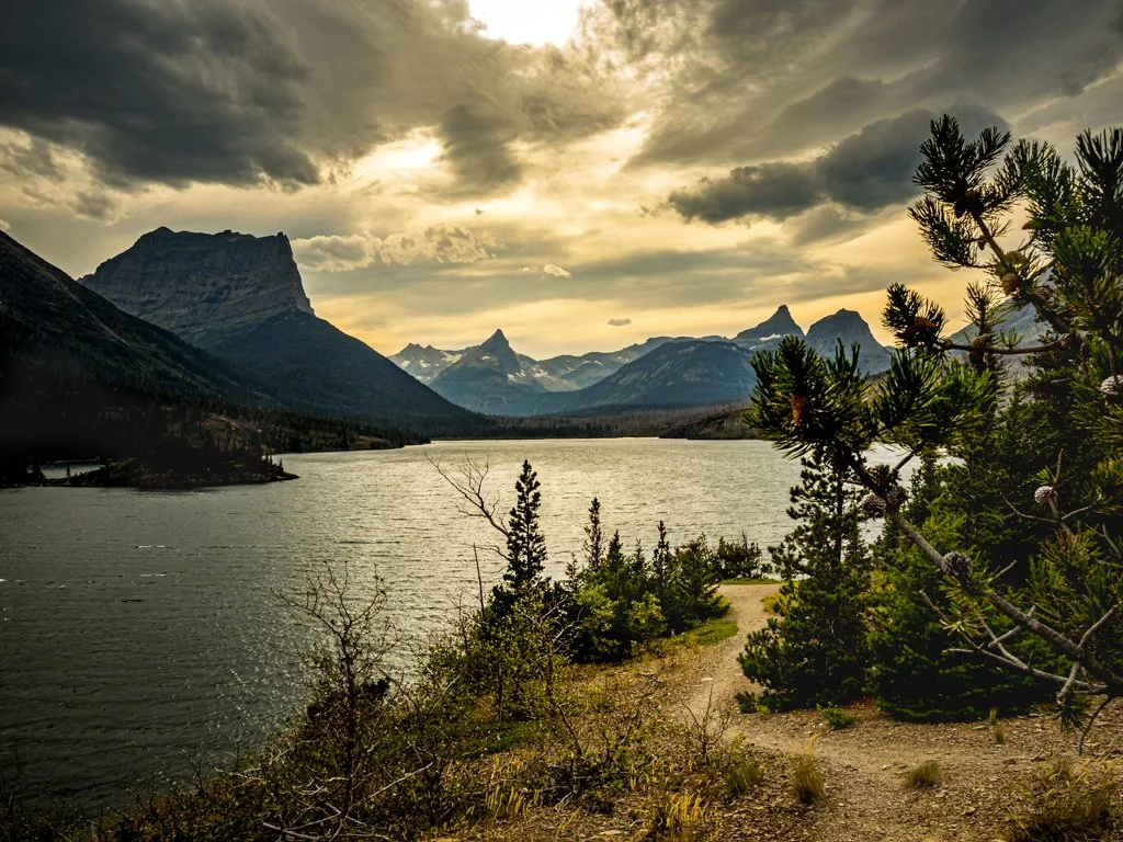 View of Glacier National Park, Montana