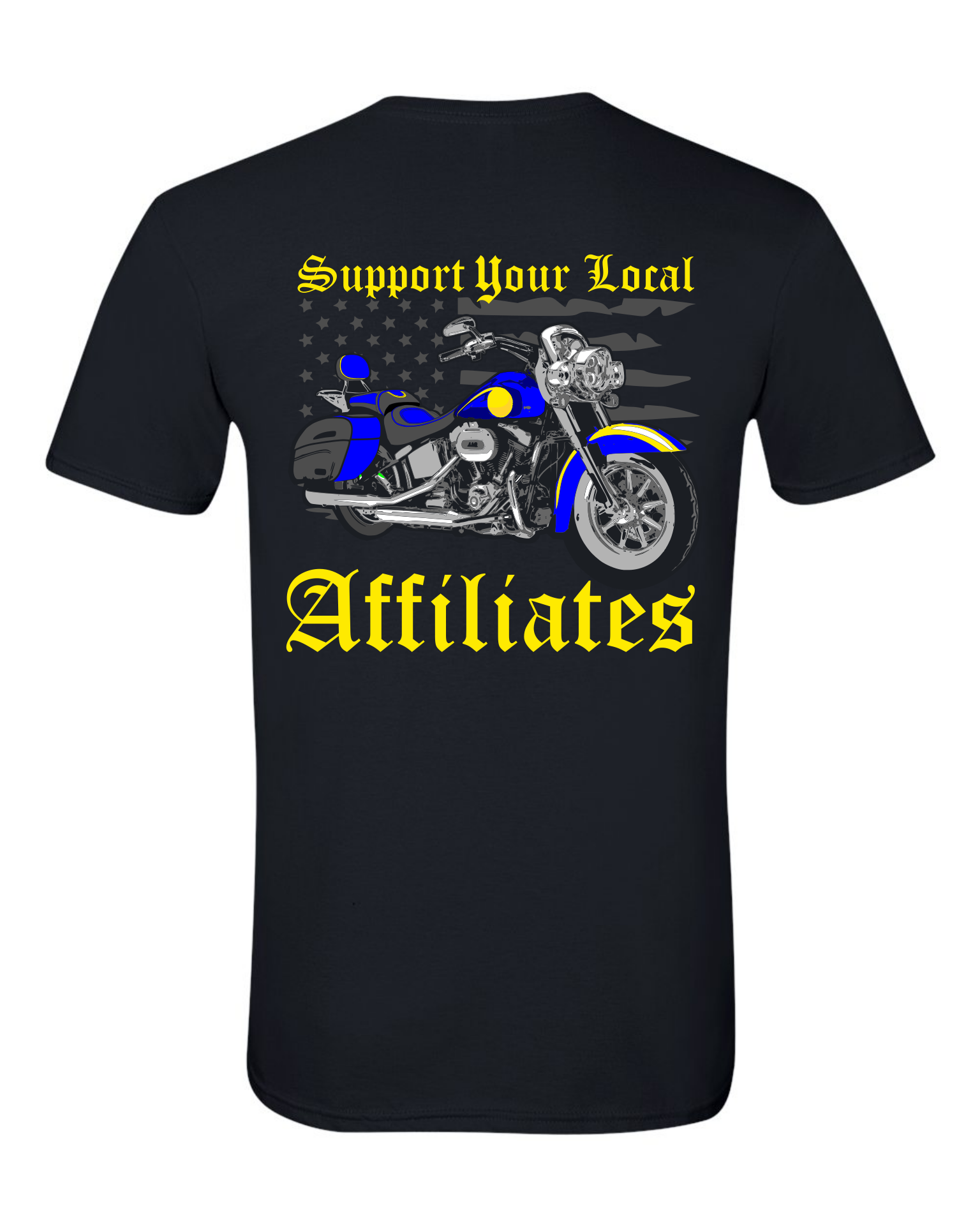 Affiliates Bike Tee Black