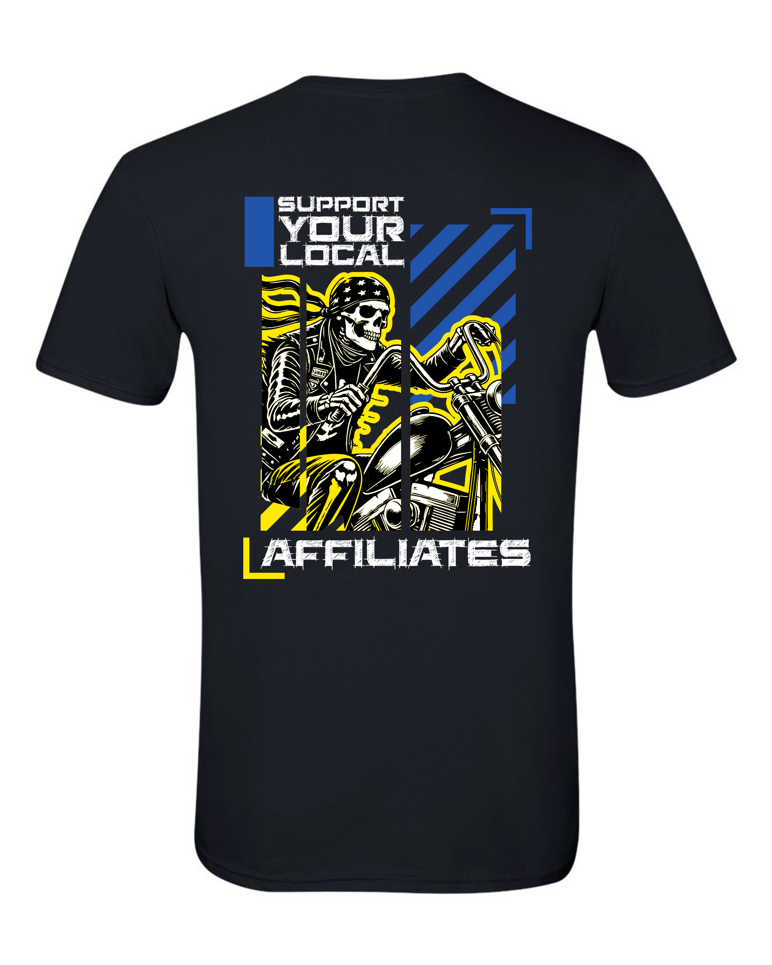 Affiliates Skull Rider Tee Black