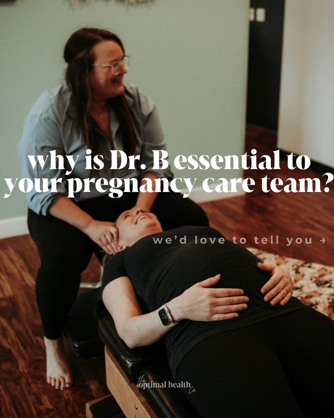 Just call her your pregnancy MVP 😉

It's not just about keeping you comfortable&mdash;though that's a big part of it! Dr. Baley's expertise in prenatal, postpartum, and pediatric chiropractic goes beyond that, with specialized training to optimize y