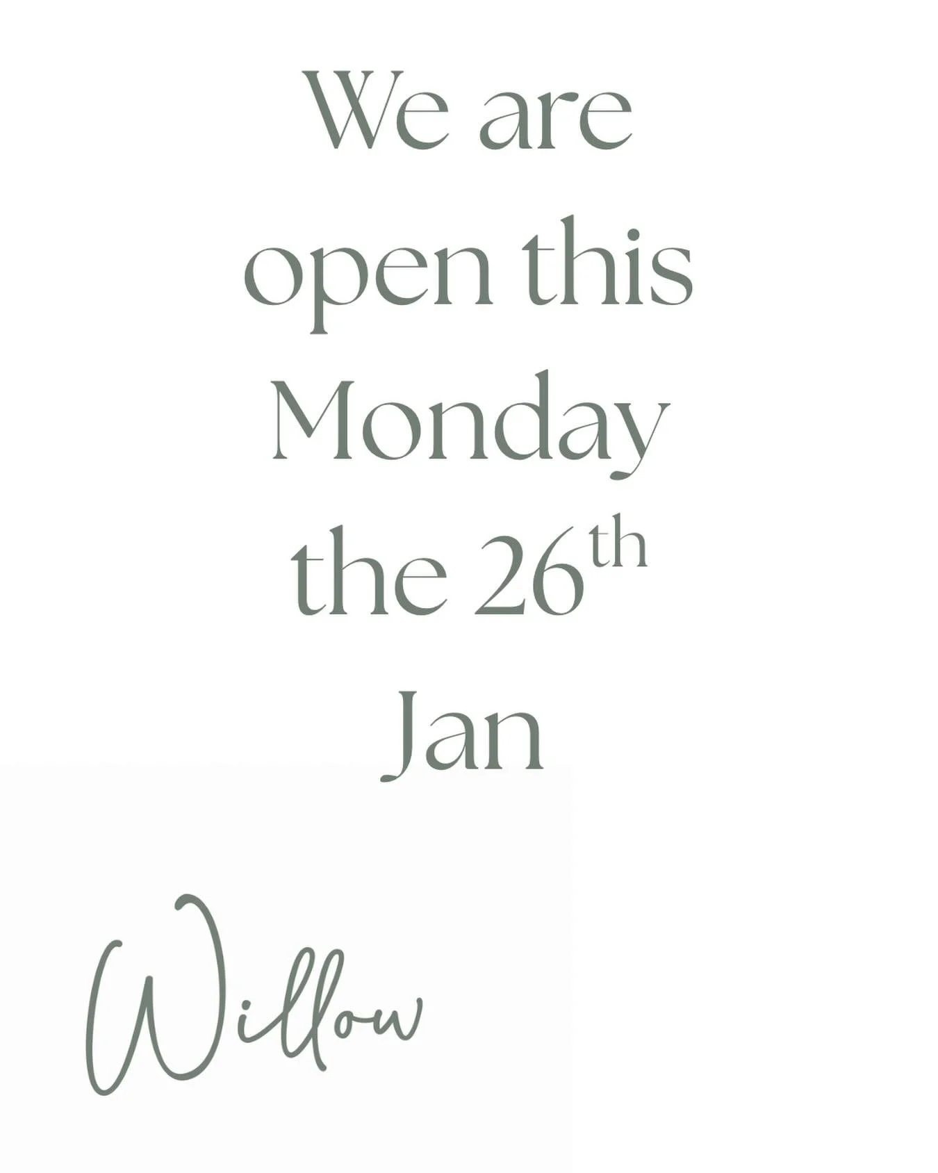 We are open tomorrow! 7am till 2pm.