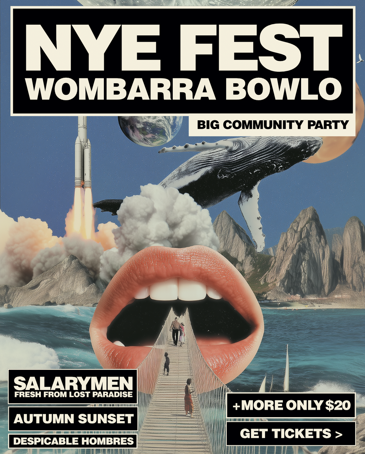 Wombarra bowlo NYE party