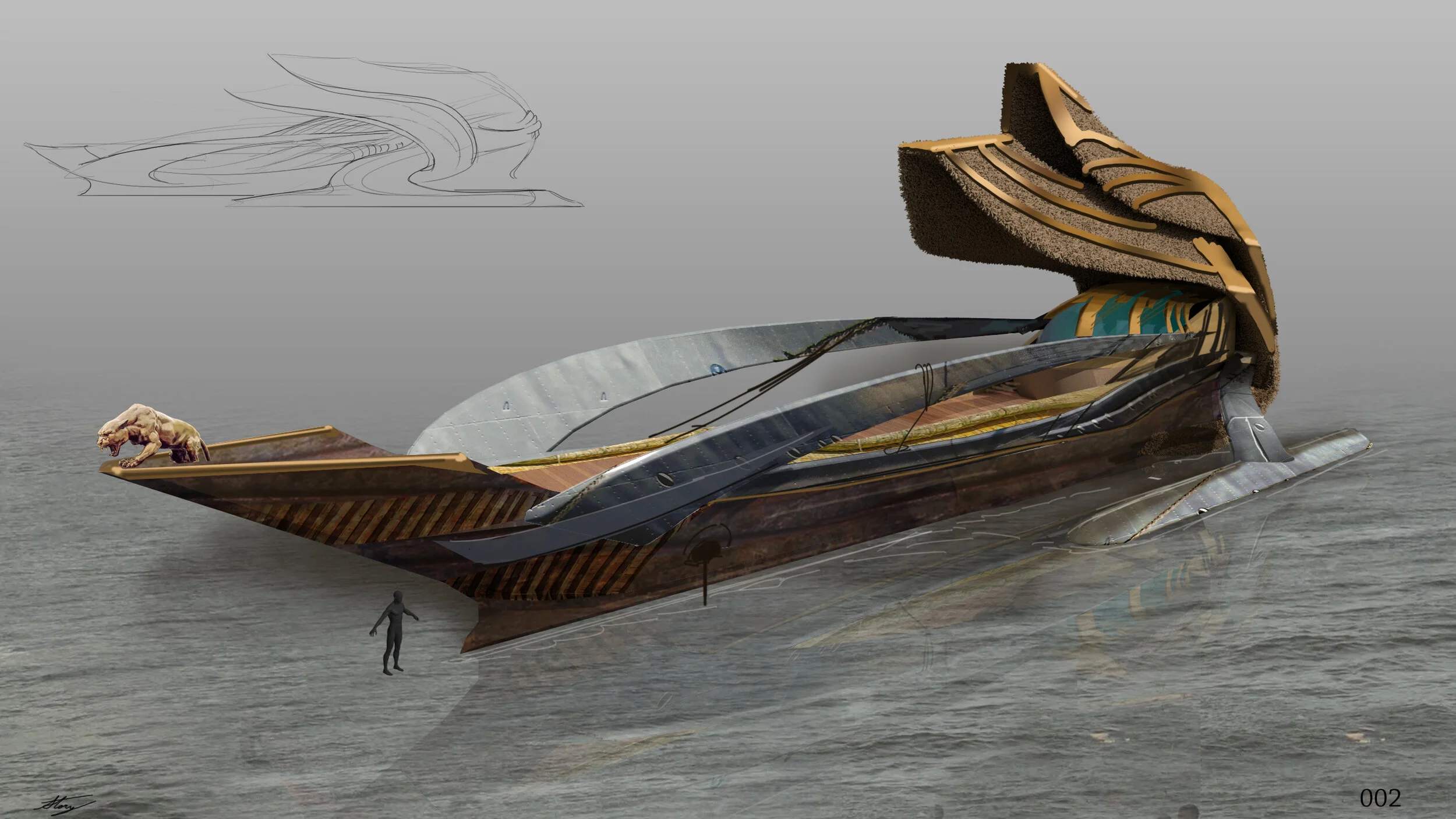 Black Panther: Wakandan Vessel 03