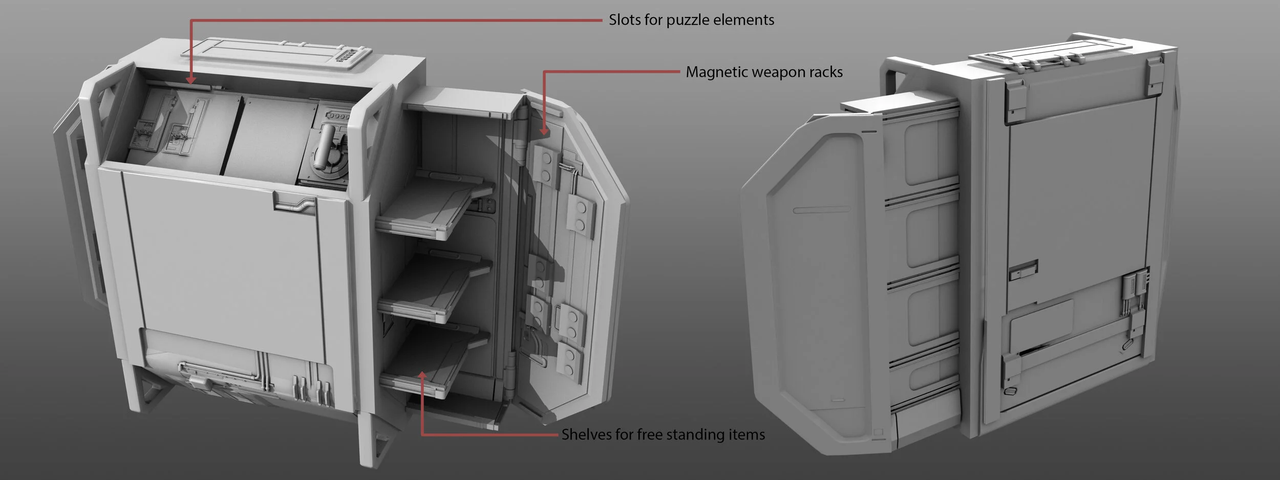 Tales From the Galaxy's Edge: Weapons Crate (Small) - Concept Model