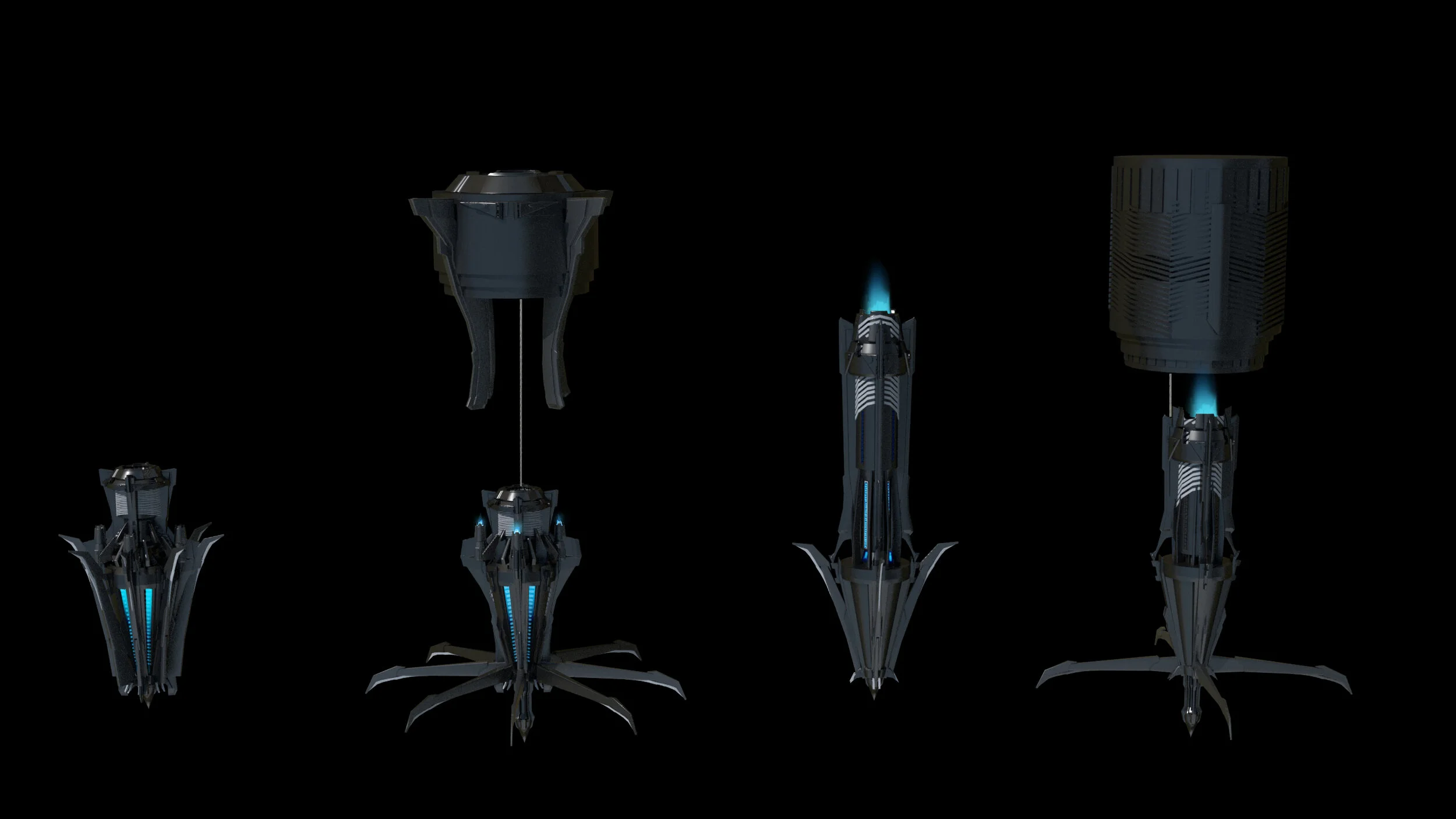 Black Panther: Grappling Hook Missile Design