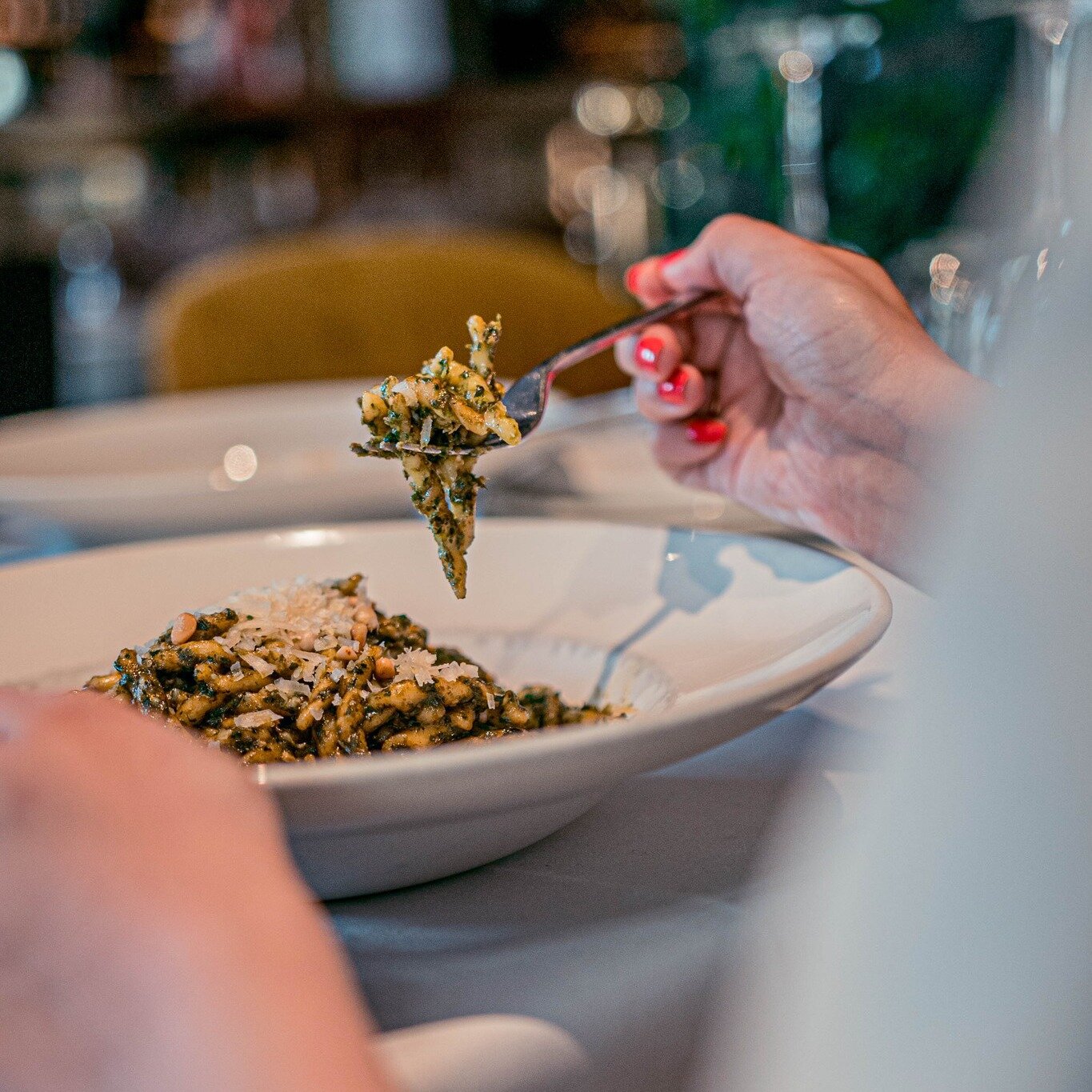 &iexcl;Marchando unos trofie di recco al pesto con un toque de parmesano! ⭐💚

#comida #madrid #flavia