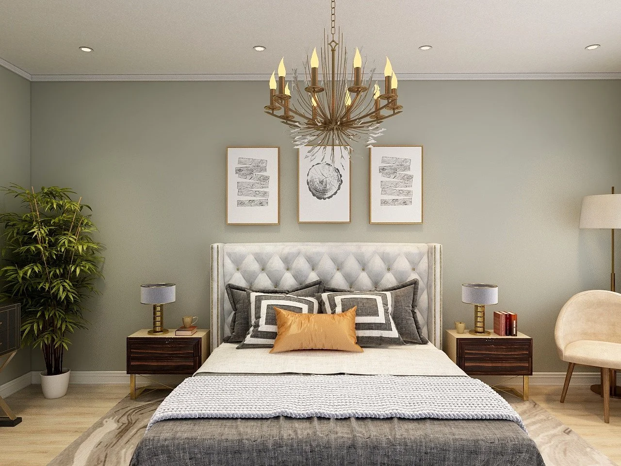 Sherwin Williams Color of the Year 2022 Evergeen Fog Brass and Brick