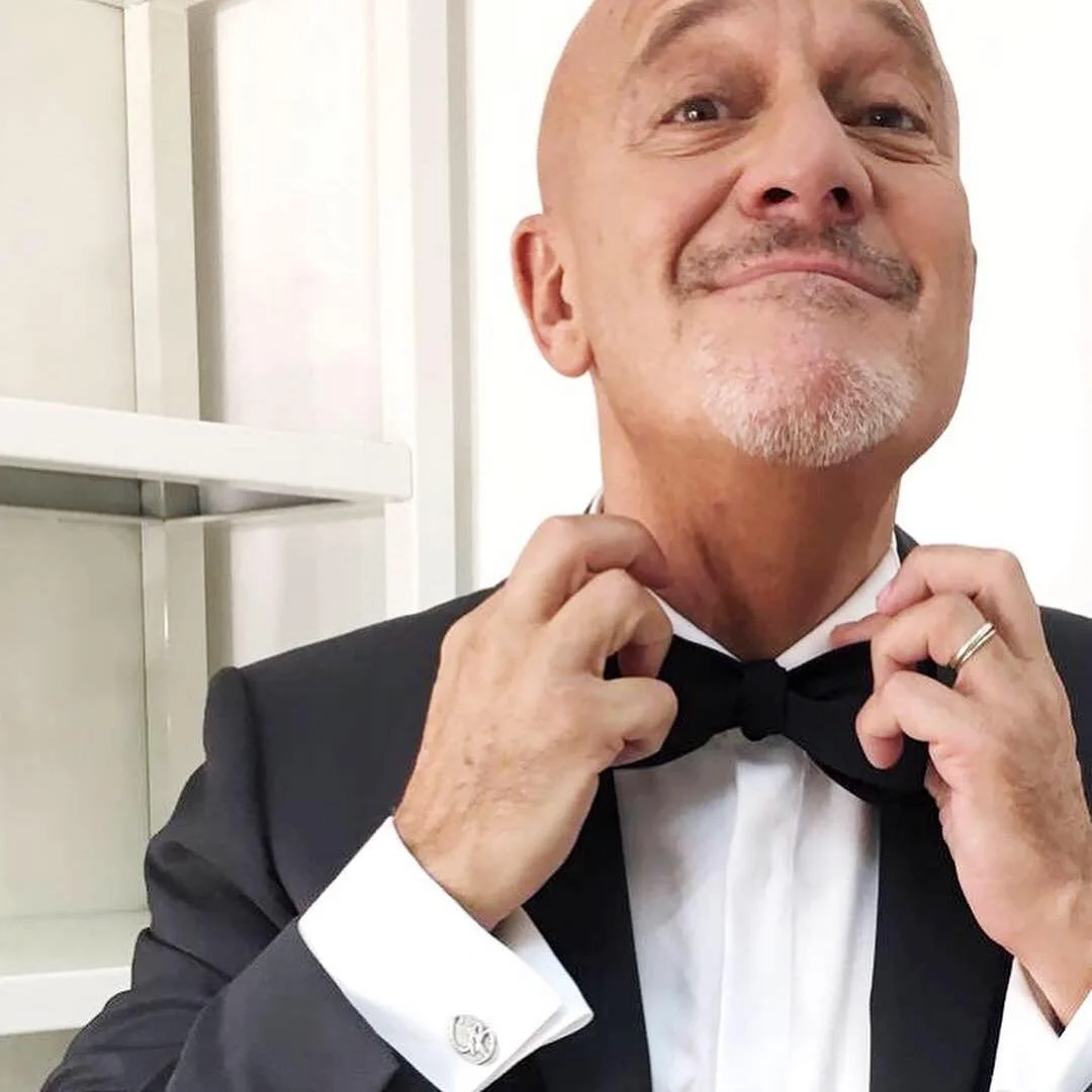 Claudio Bisio and his custom cufflinks