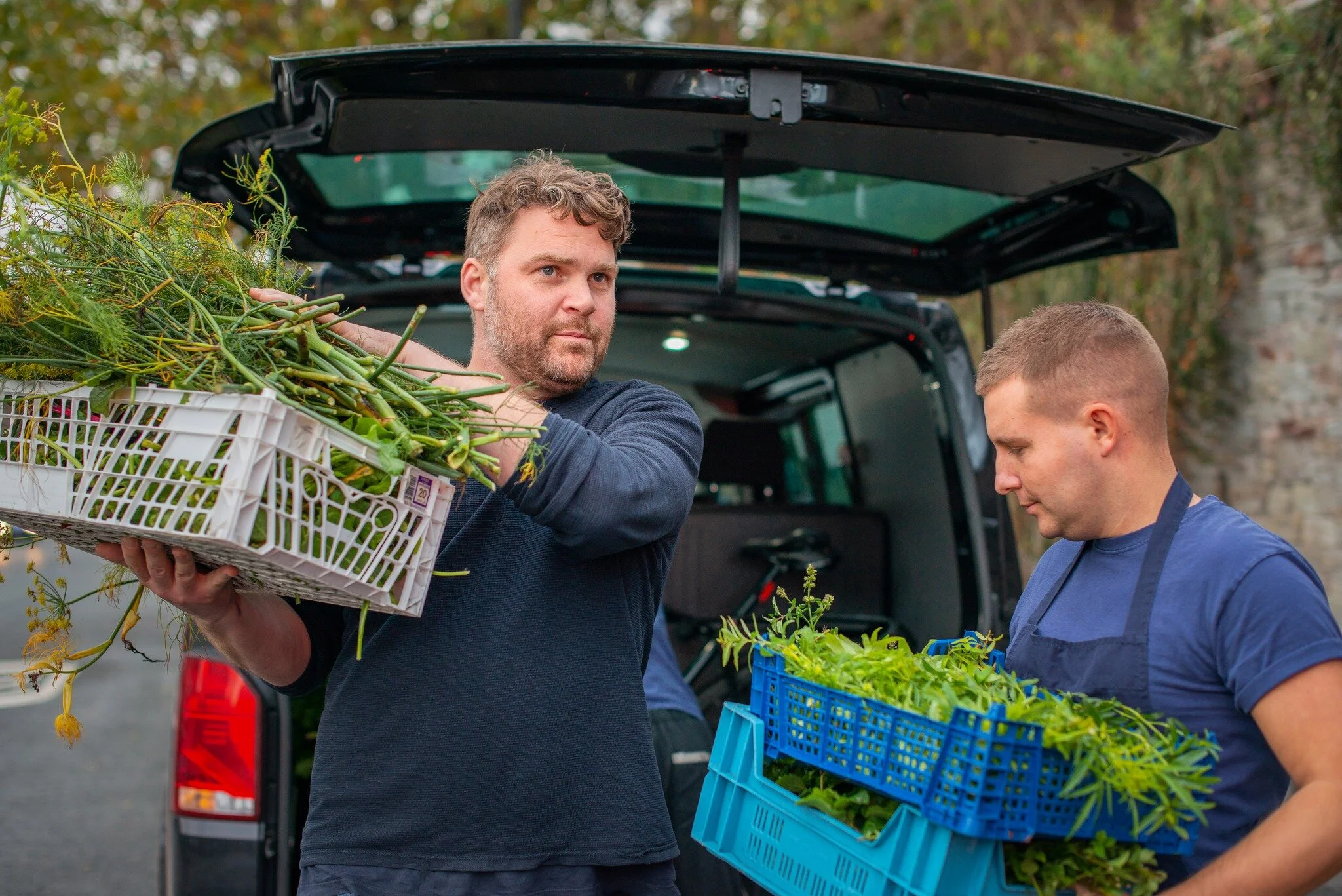 It's all about the produce...🌱 Putting @josh_eggleton  and @chef23_jim to work.

Whether it's from our own garden or from local suppliers Josh and team all make sure that we are celebrating ethically sourced, local and sustainable produce. 

Our men