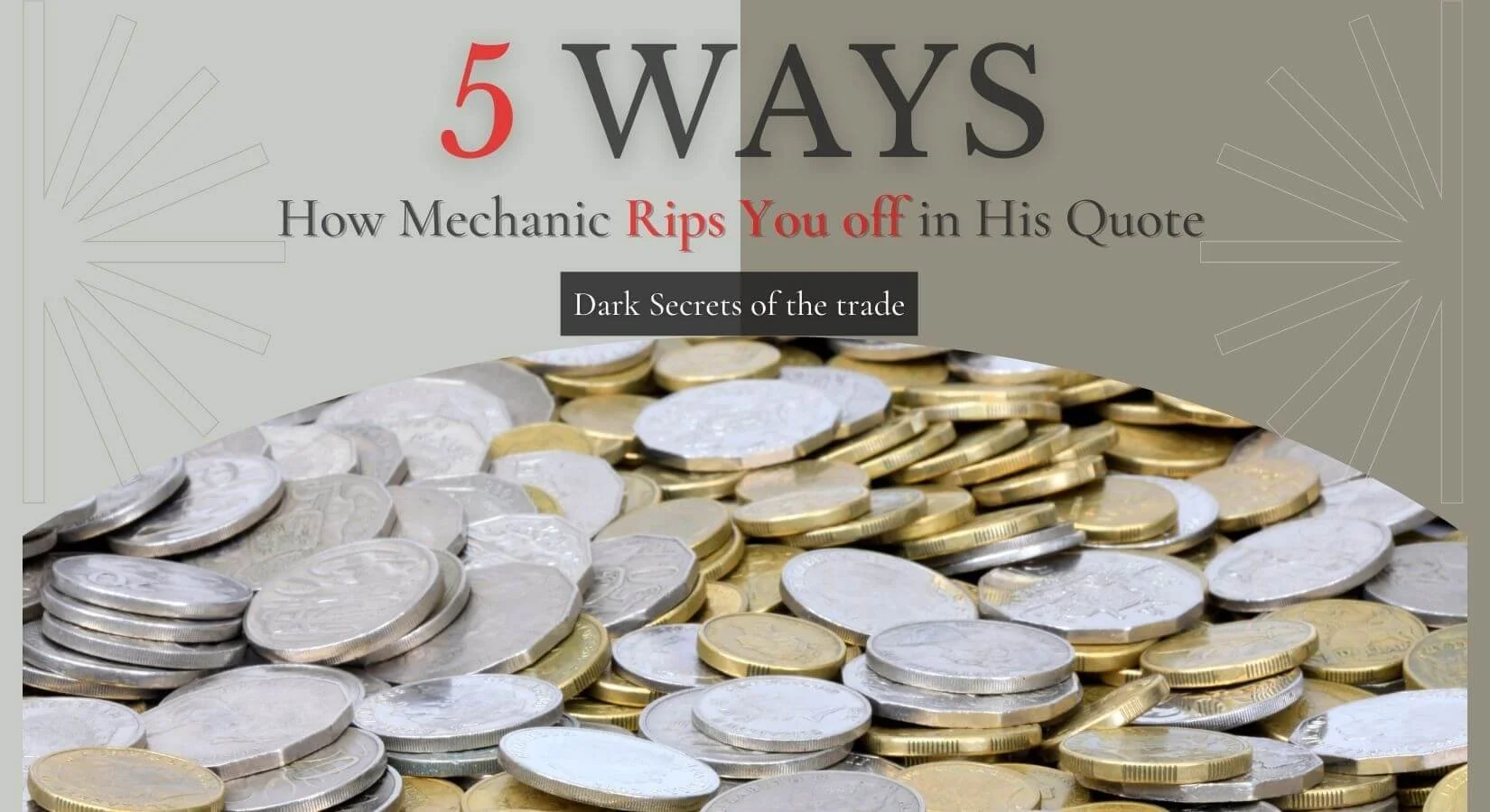 5 Ways How Auto Mechanics Can Rip You off - Dark Secrets of Trade.