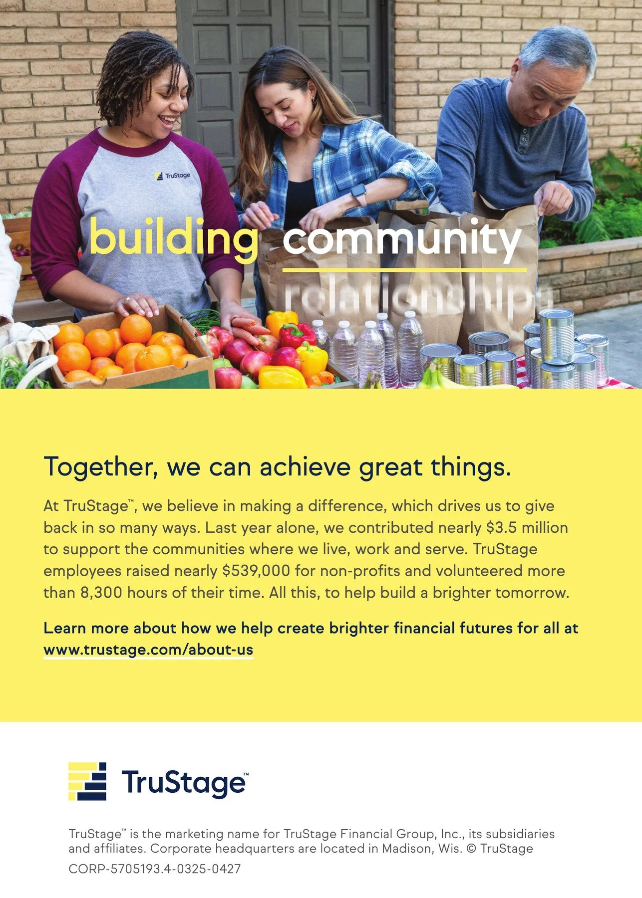 TruStage — 2026 Excellence Expo booklet ad