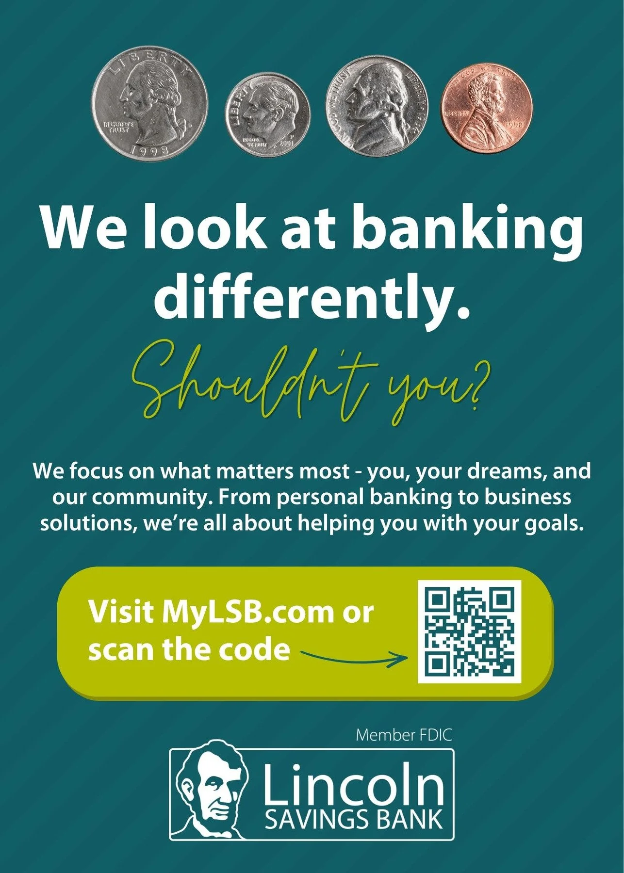 Lincoln Savings Bank — 2026 Excellence Expo booklet ad