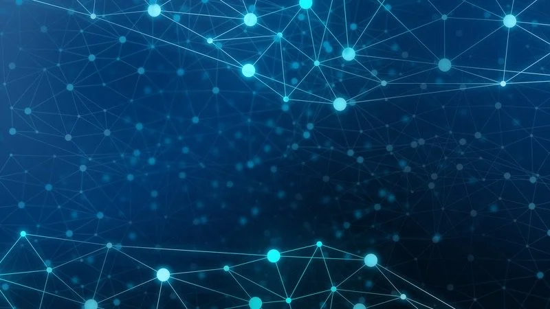 Dots connected by lines