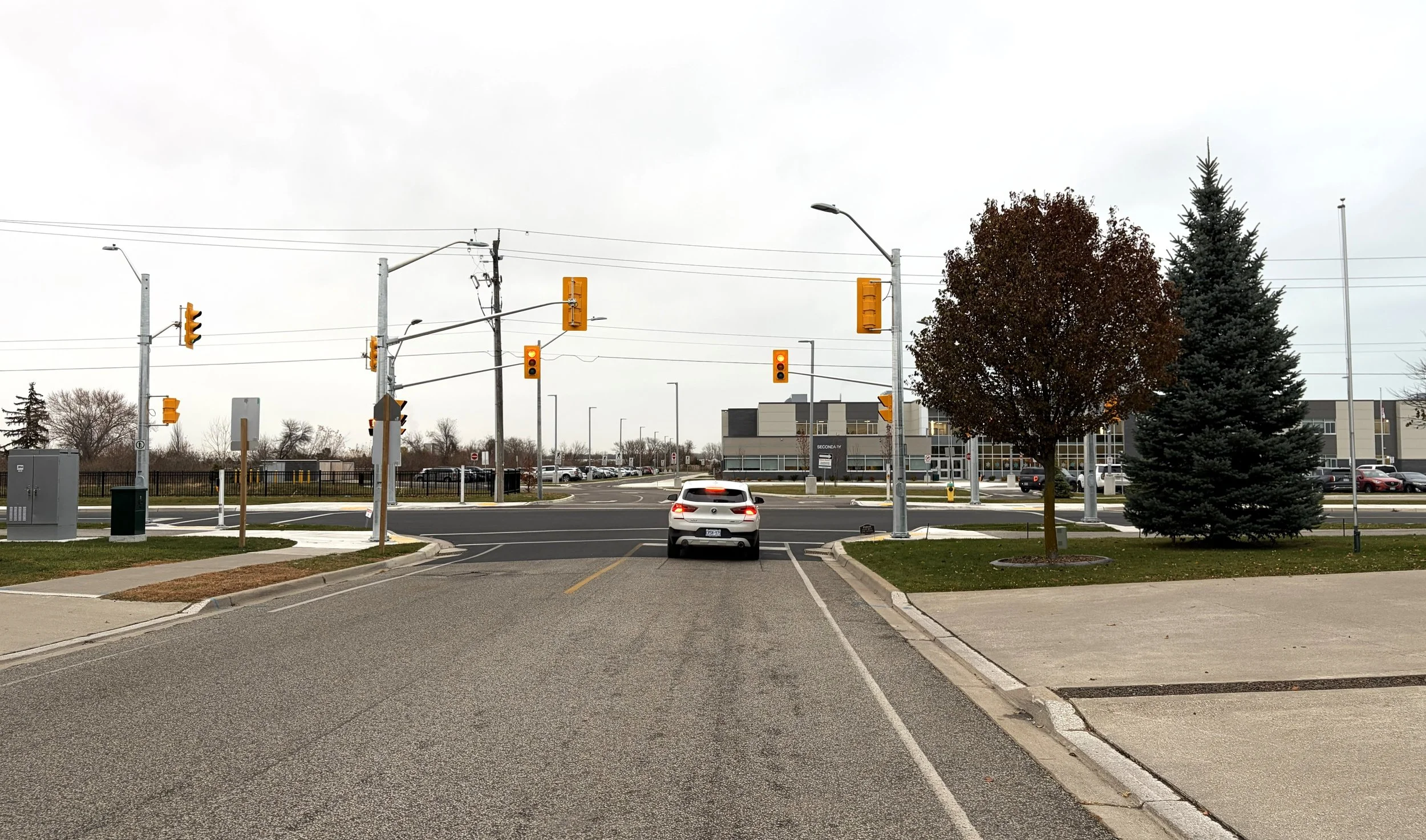 traffic signals at intersection