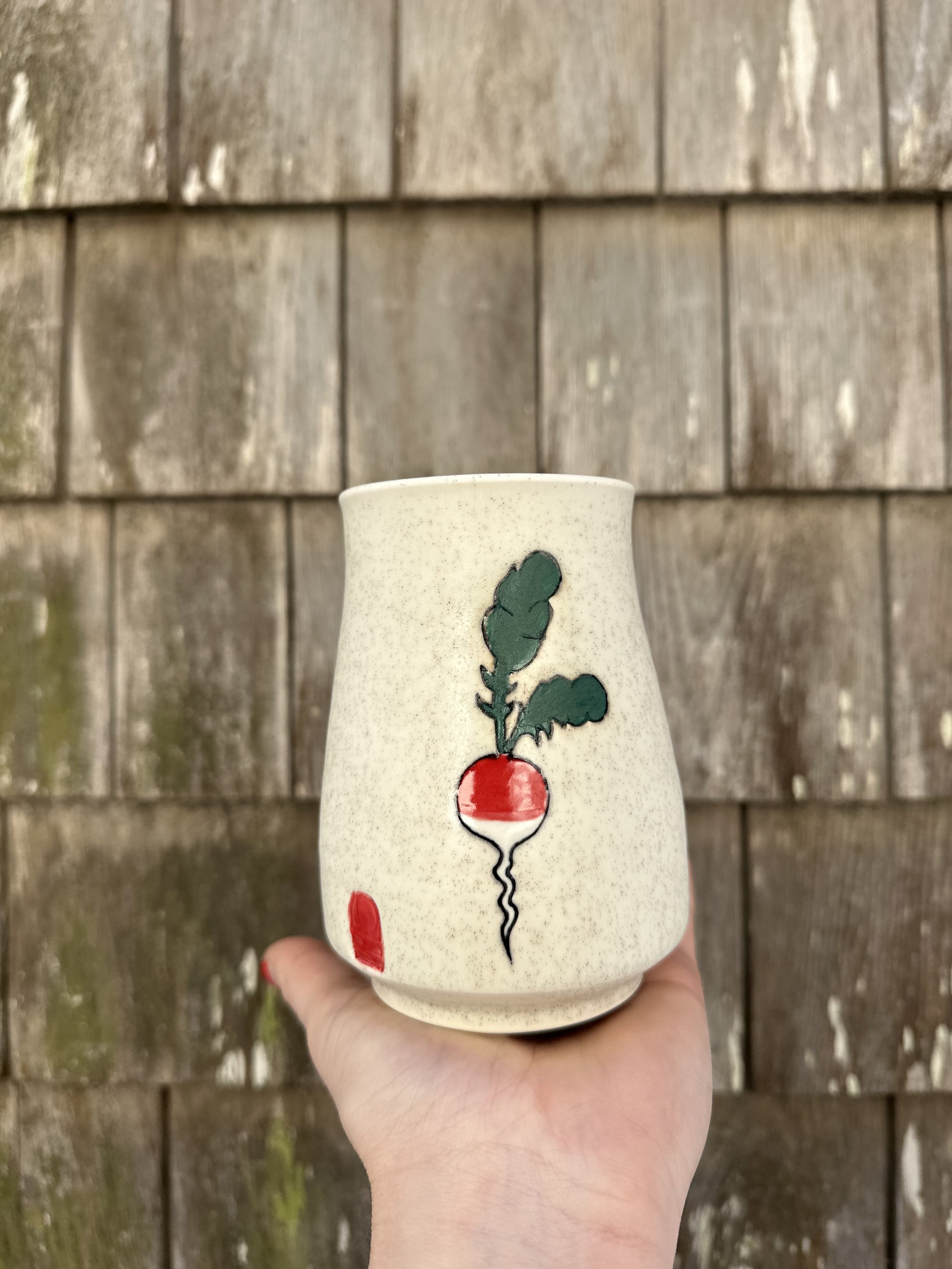 Sustainable Nantucket Radish Mug
