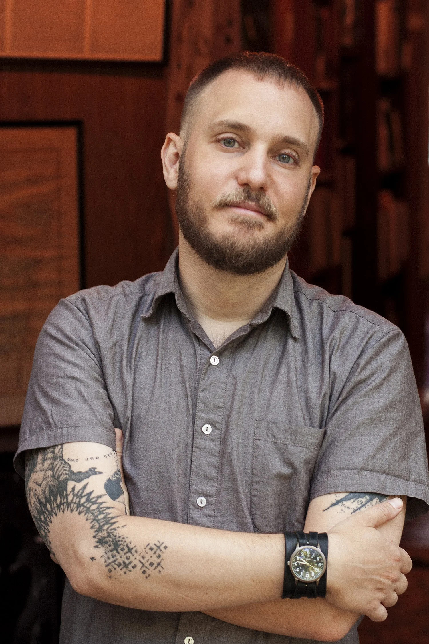 Photo of Sam J. Miller taken by Kalyaní-Aindrí Sánchez