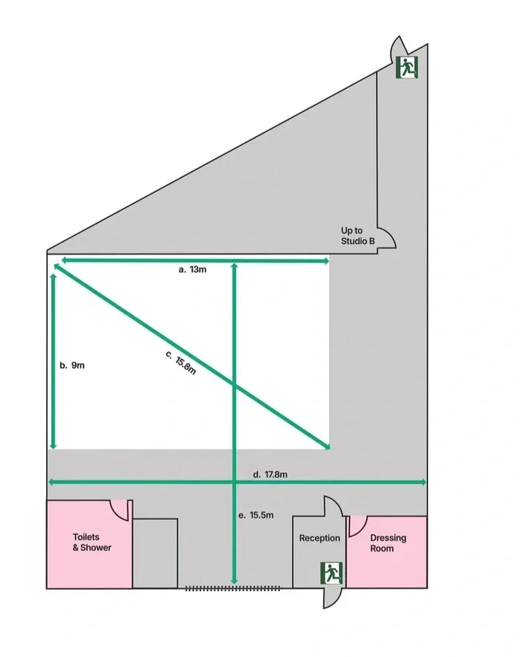 Studio A - Dimensions