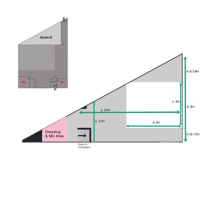 Studio B - Dimensions