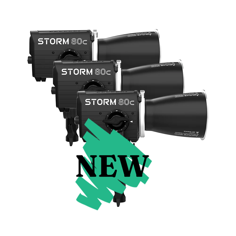 Aputure STORM 80c (3-light kit)