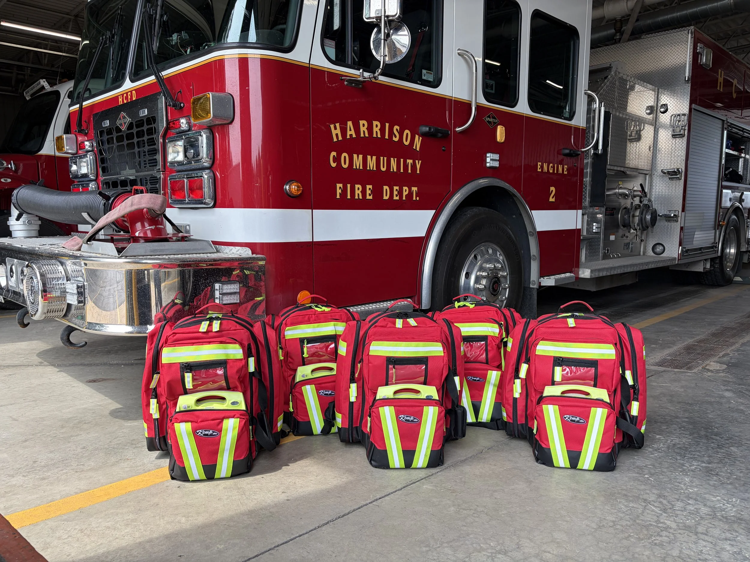 Award for Harrison Community Fire Department Equips Firefighters with New AEDs and Medical Supplies