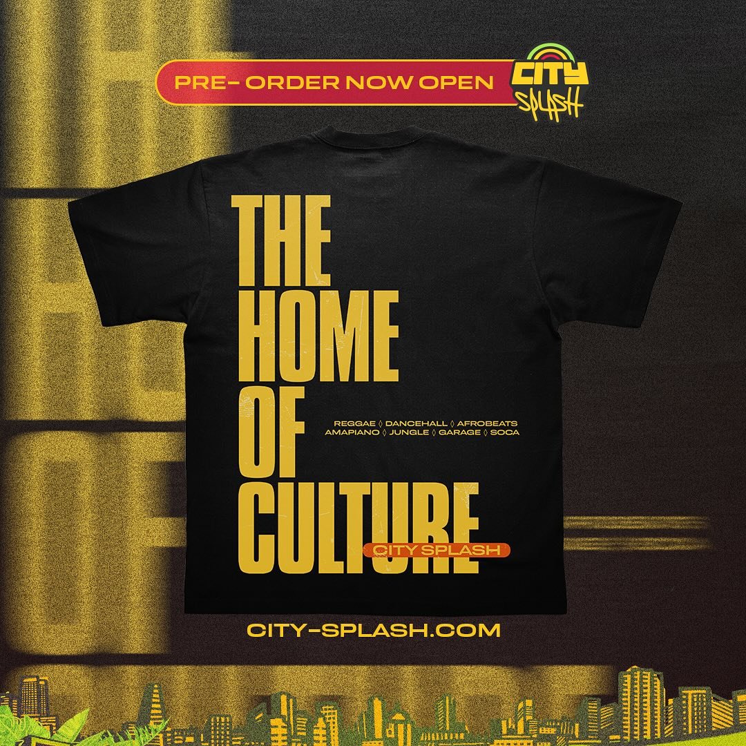 LISTEN UP! We&rsquo;re dropping a limited run of tees celebrating CULTURE❤️💛💚

🔥 Secure yours today for just &pound;29.50 

OR 

🔥 Get a FREE tee when you buy 2 x General Admission tickets

Pre-order now from the link in our bio for delivery in t