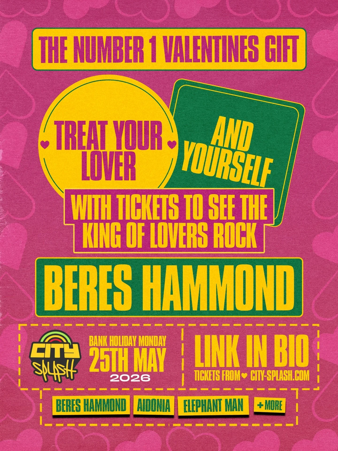 Still looking for the&nbsp;perfect Valentines gift for that special someone? Don&rsquo;t worry, we&rsquo;ve got you covered with our Number 1 Valentines Gift! A pair of tickets to the BIGGEST edition of City Splash. 🔥

What better way to celebrate t