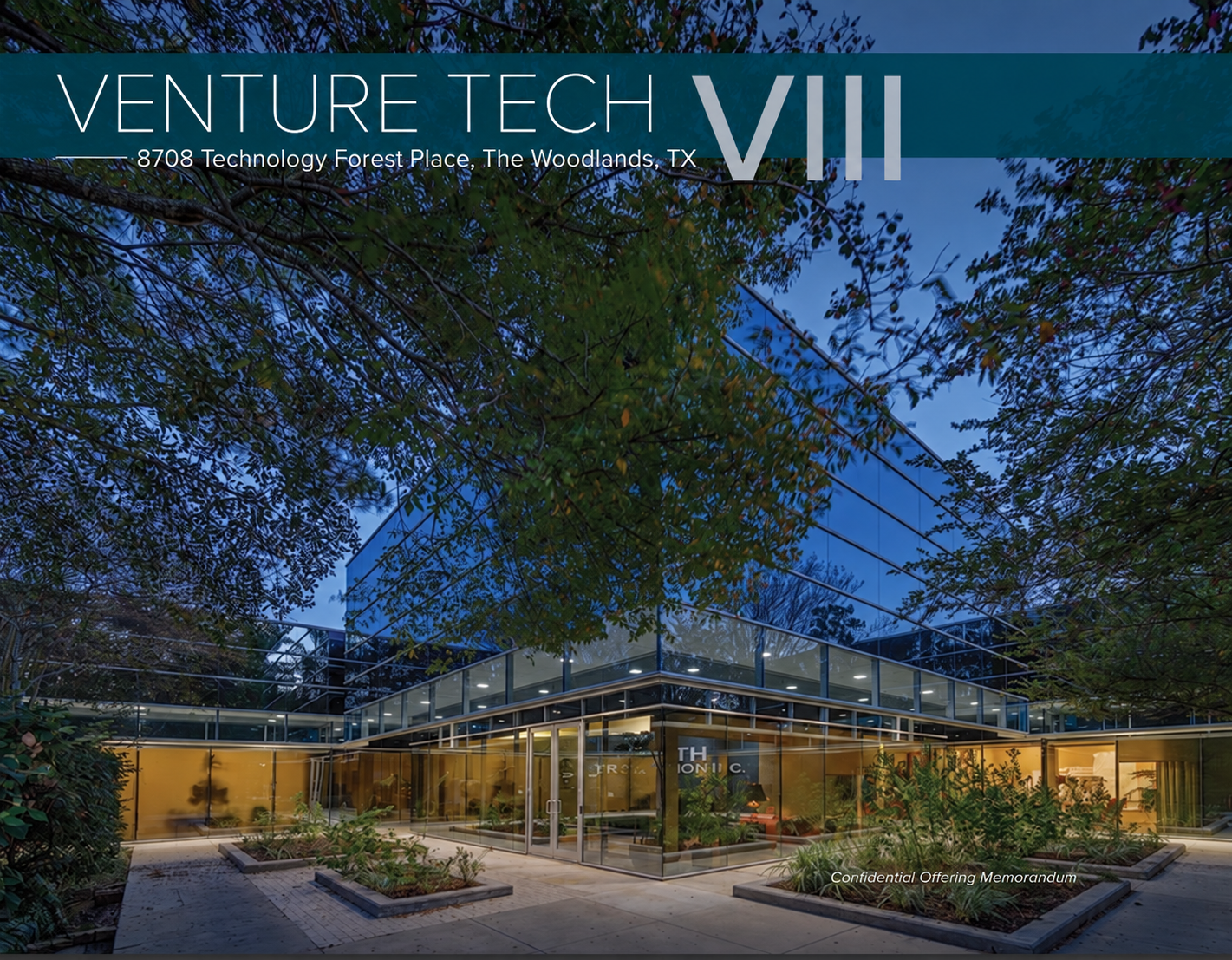 Venture Tech VIII office property in The Woodlands, Texas
