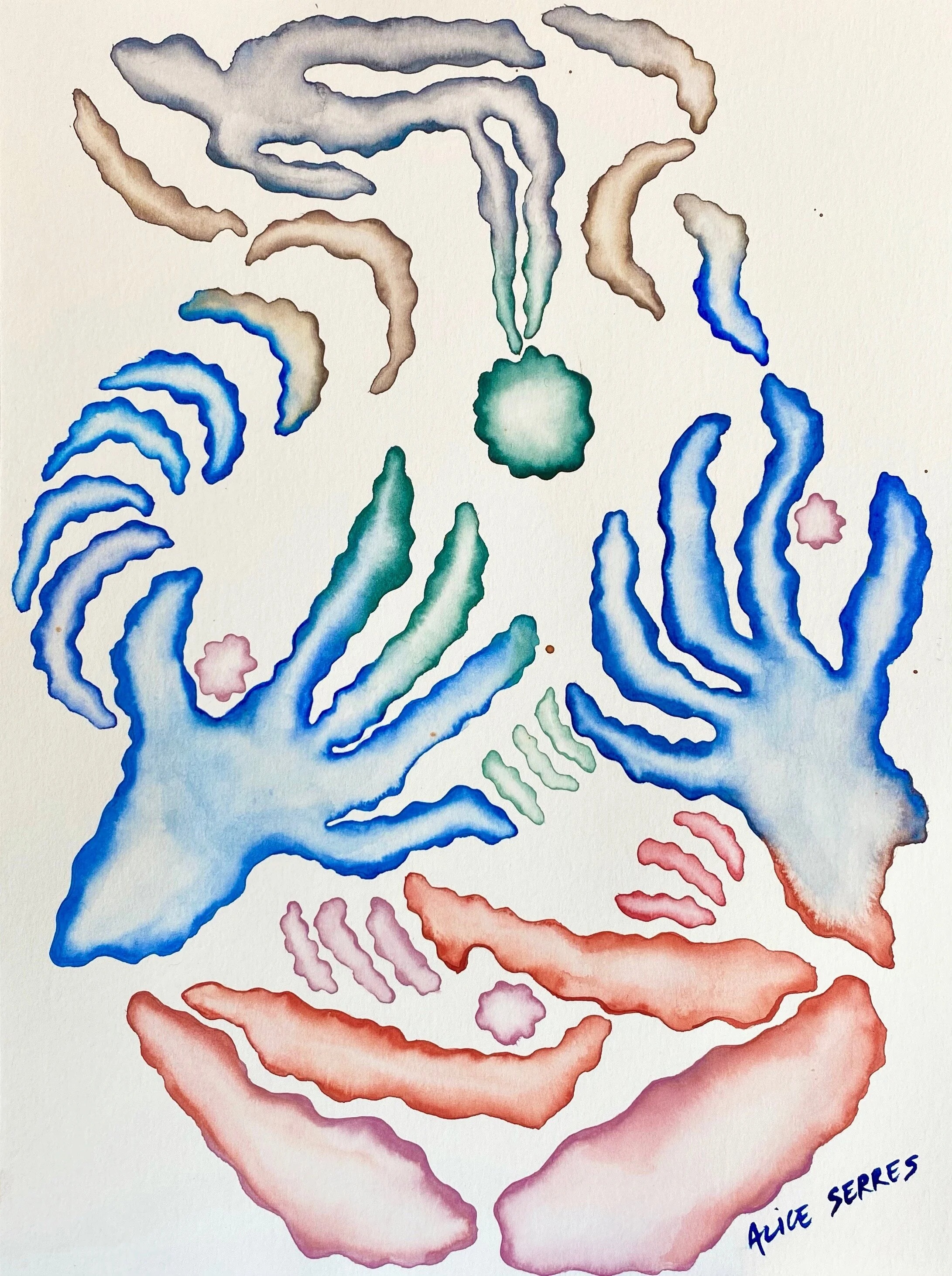 Shadow Loss | Watercolor on Paper | 9''x12'' | 2021