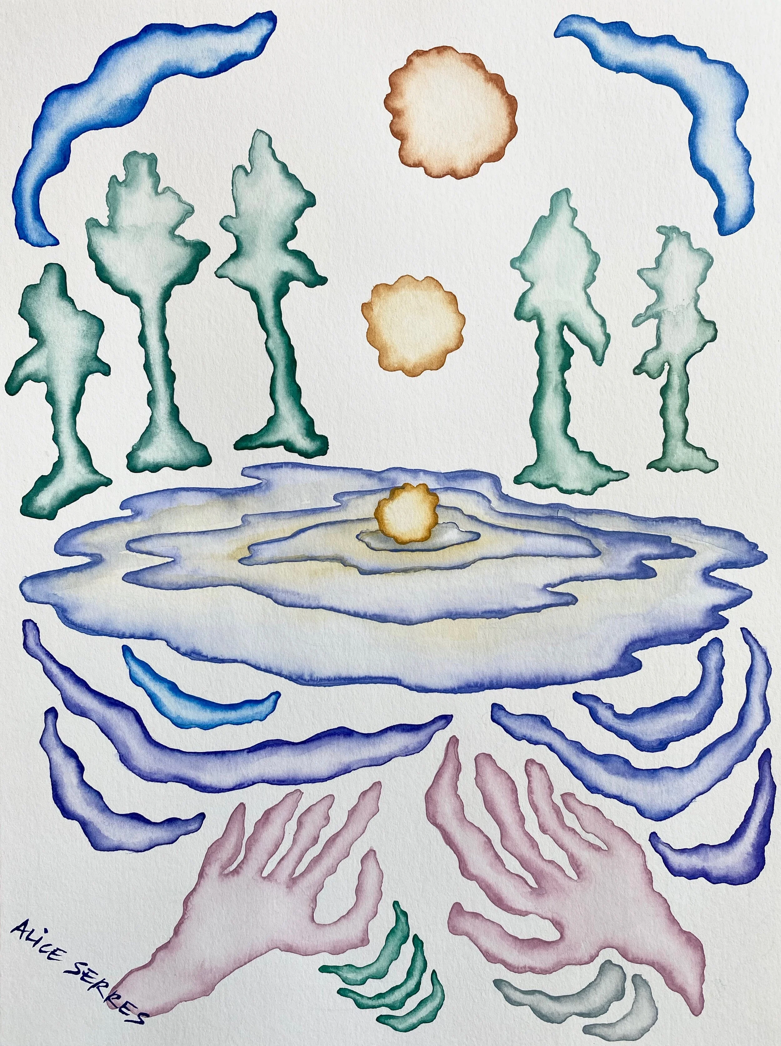 The Forest in my Soul | Watercolor on Paper | 9''x12'' | 2021