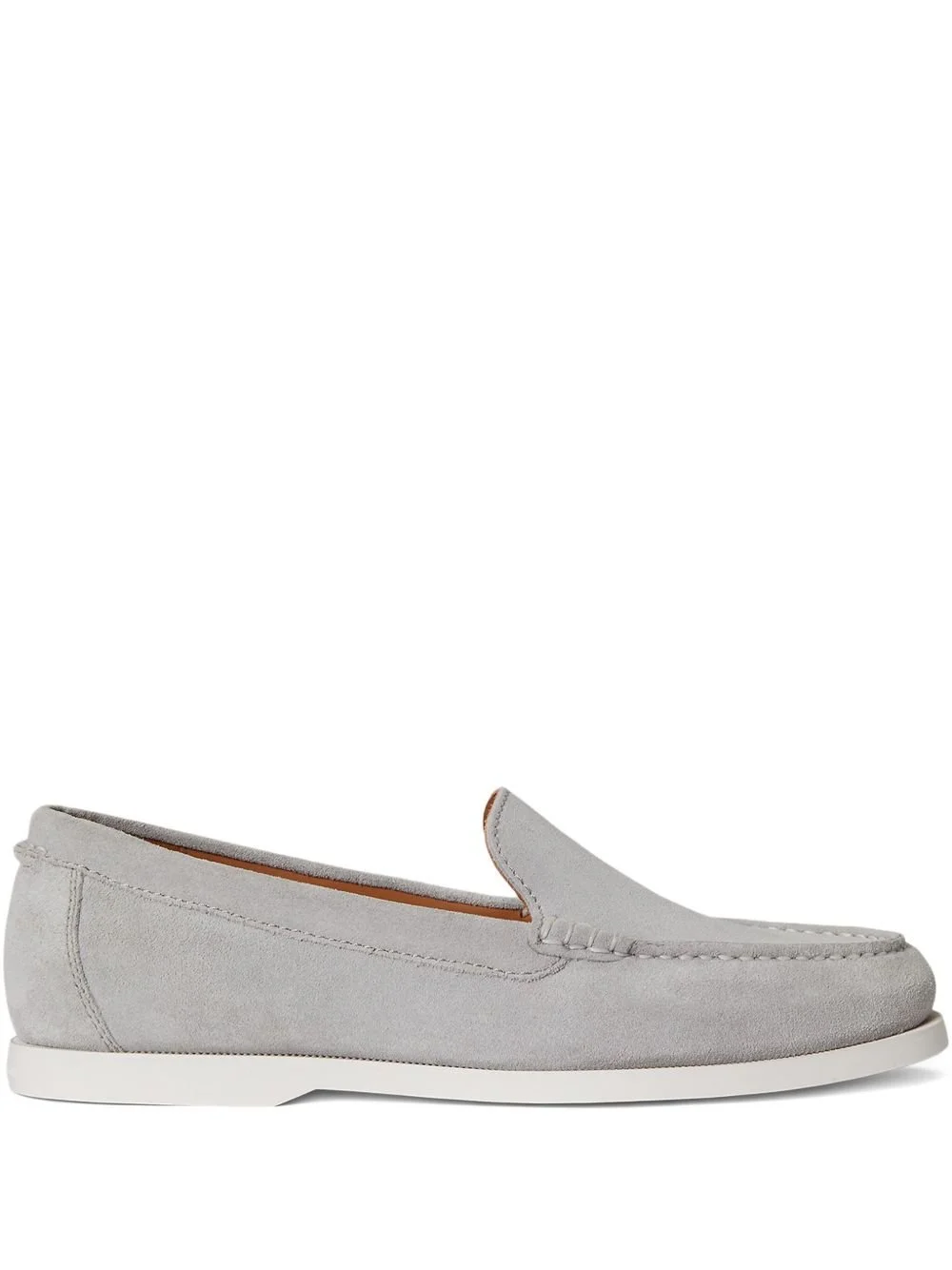 Polo Ralph Lauren Merton Suede Loafers — Grey