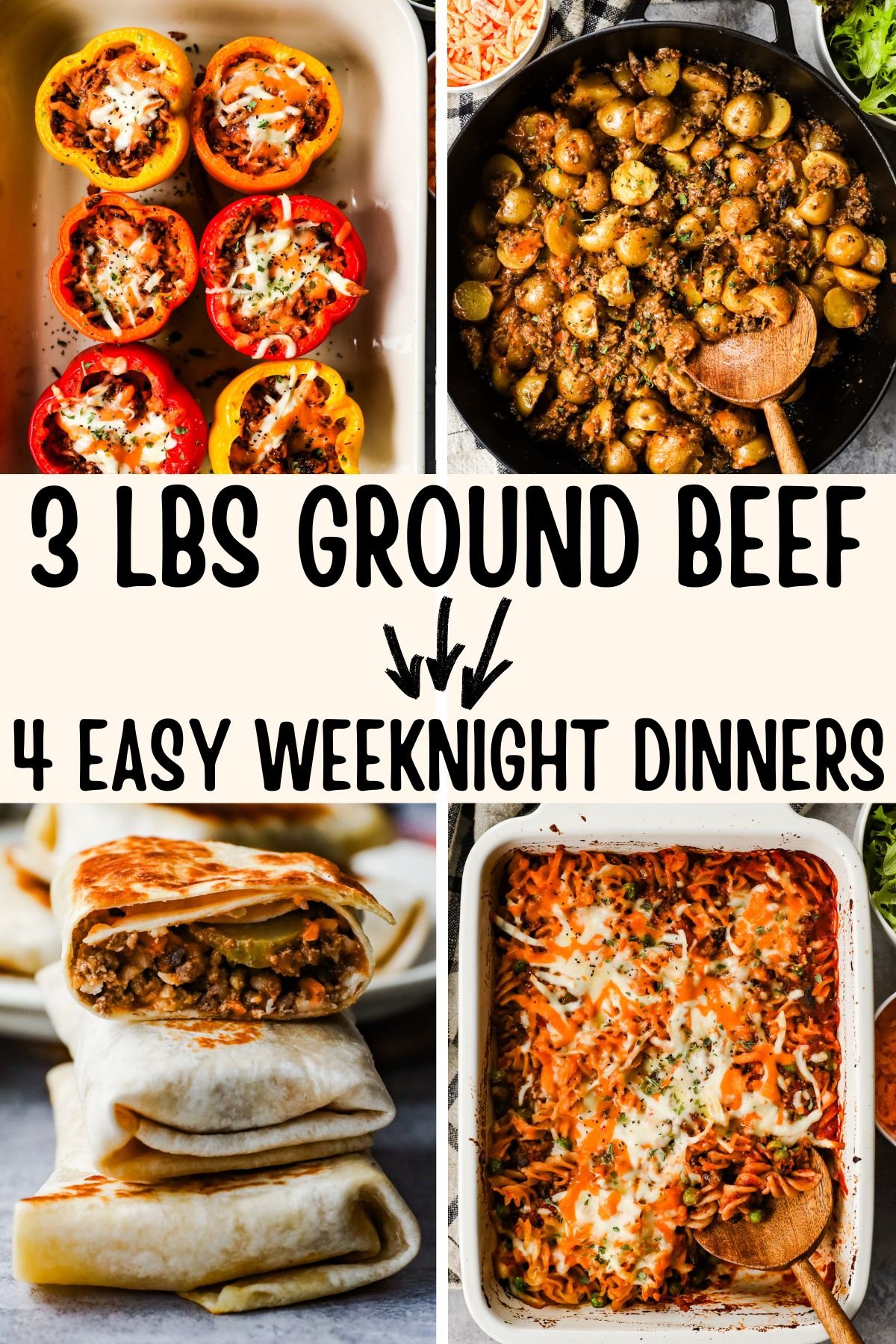 WORKSHOP: How I Turn 3 Pounds of Ground Beef Into 4 Easy Weeknight Dinners