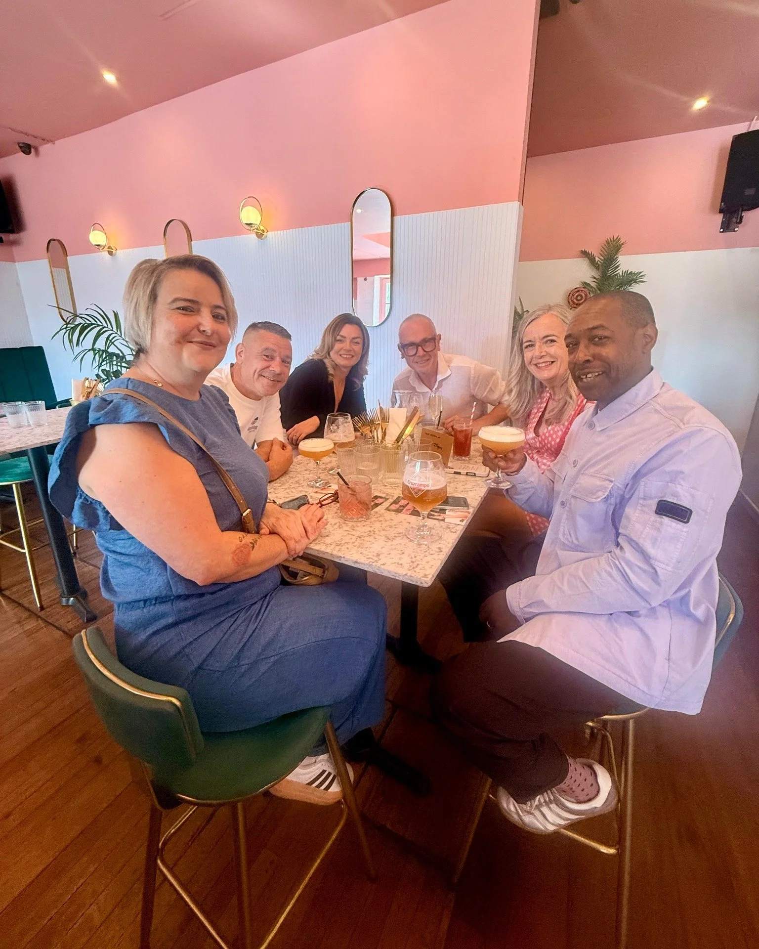 They were let down by another venue when they arrived hoping for a table on Saturday 😘 we got you! Lovely to serve you all, even better when they remember the team them from elsewhere 13 years ago 🩷 #cocktails #leicester #Audrey #bottomlessbrunch