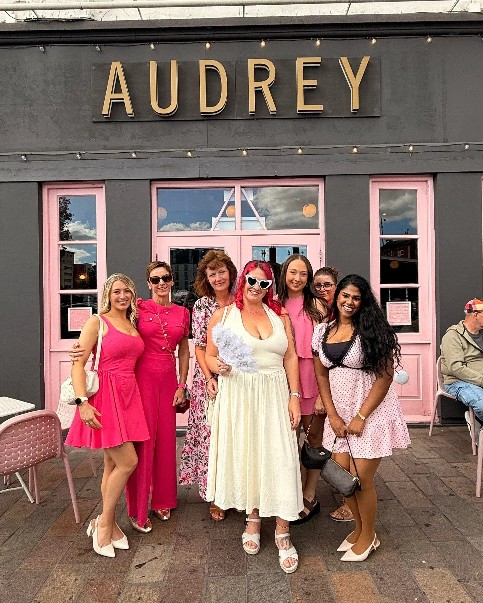 They got the Pink memo! 😘 The best Hen Parties start at Audrey ✨  #cocktails #leicester #Audrey #bottomlessbrunch #afternoontea #prosecco