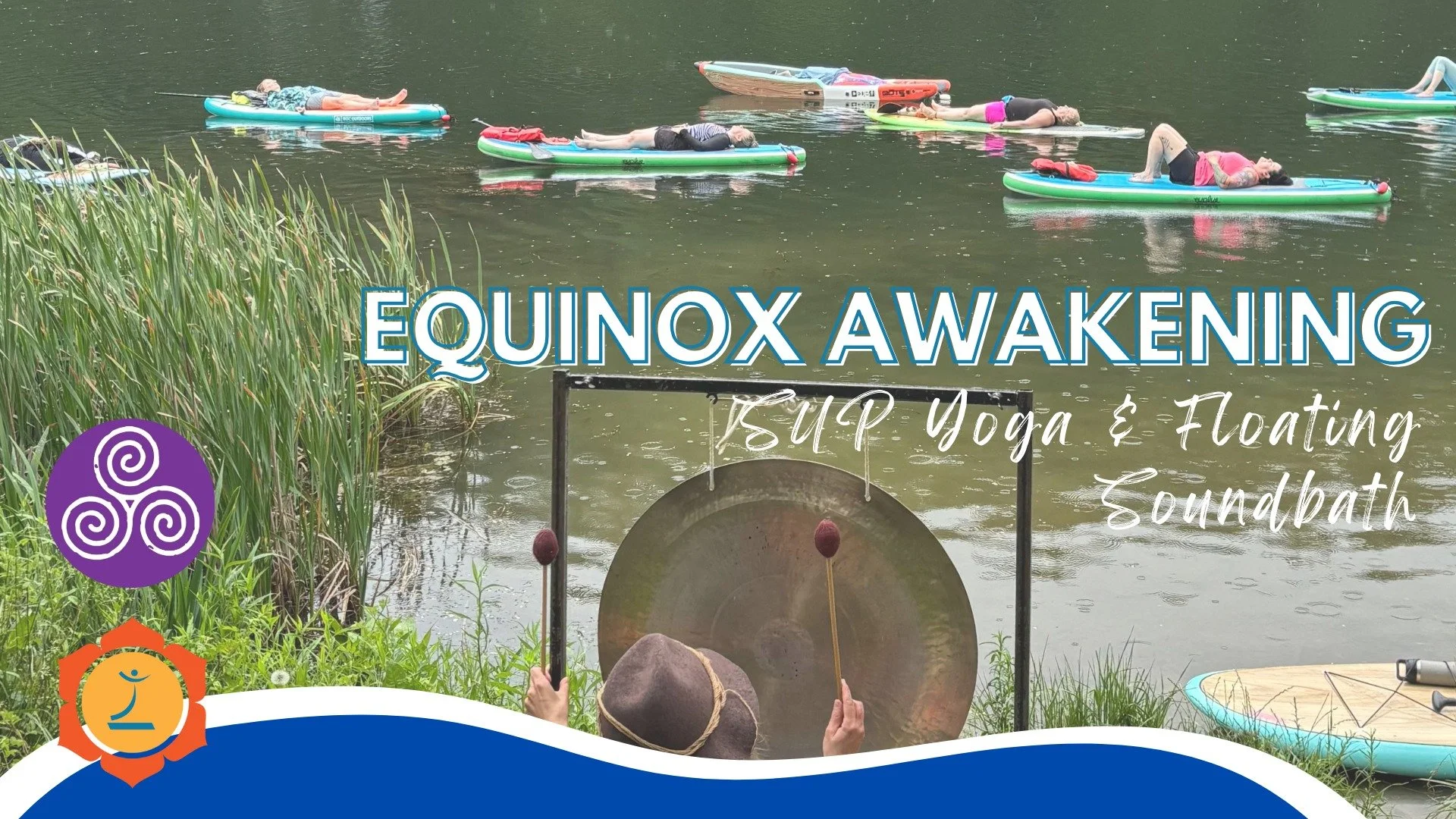 Equinox Awakening: Sunrise SUP yoga and floating soundbath immersion