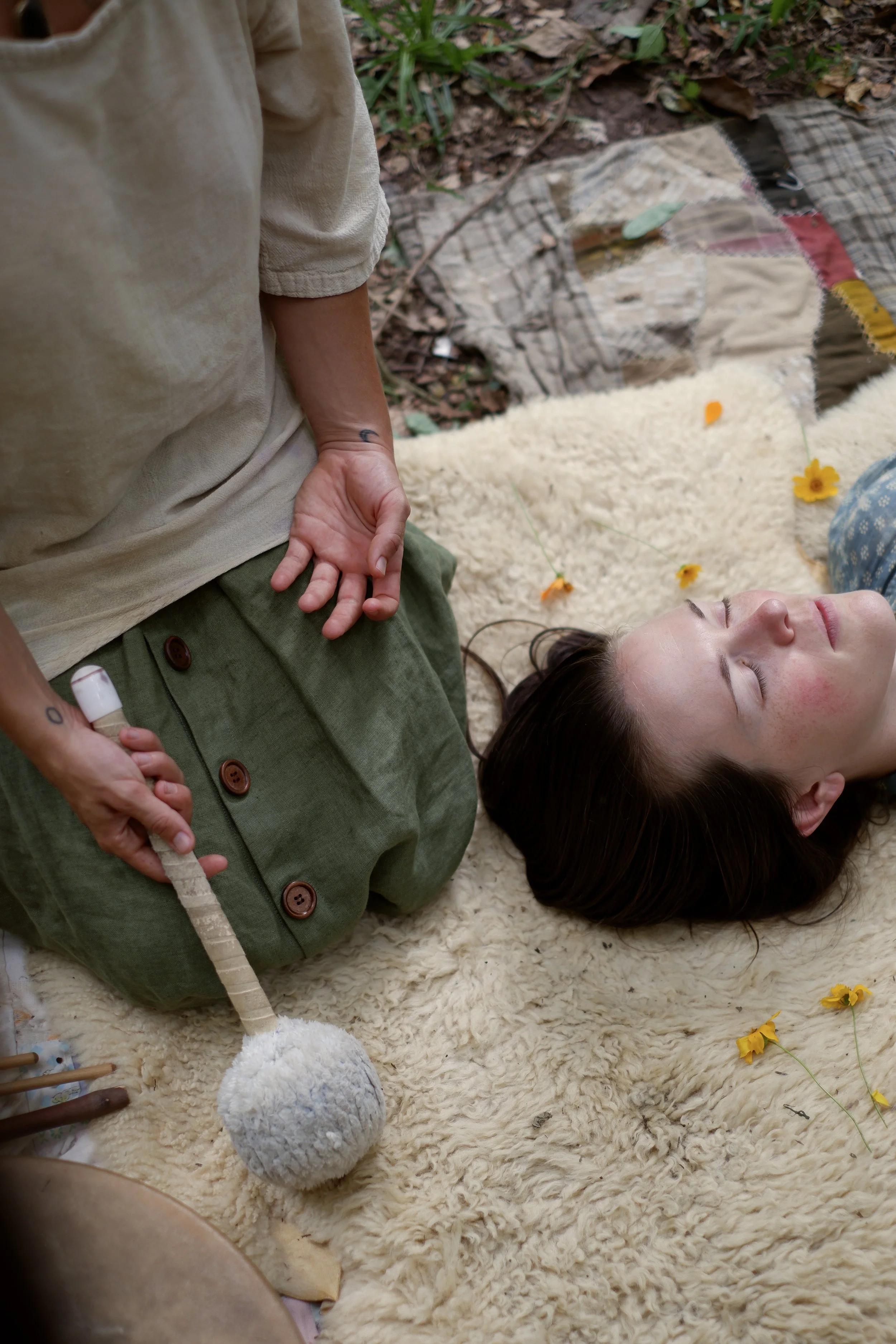 Specialty in stress relief: my personal history with receiving sound baths and other restorative service