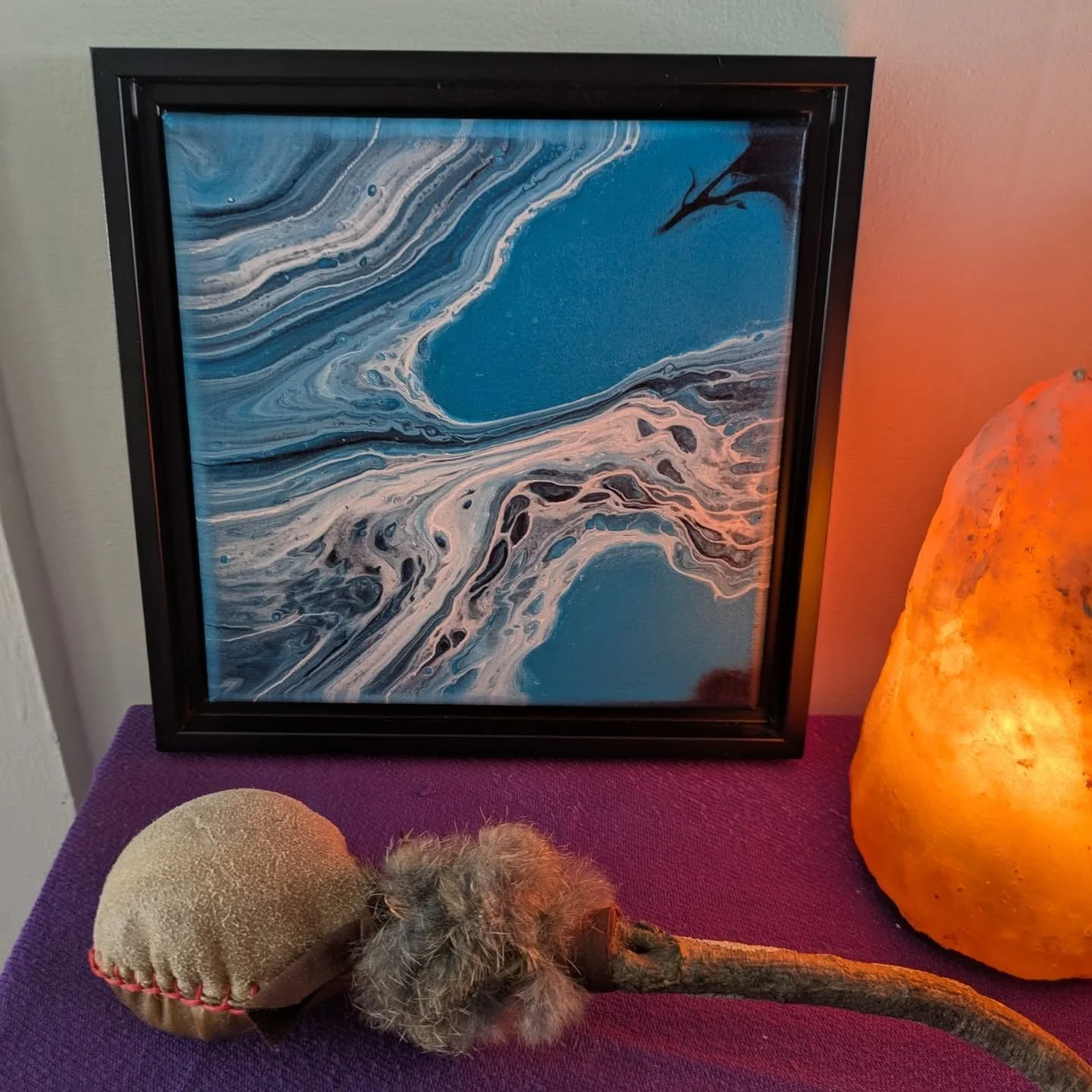 So grateful &amp; honored to have this deeeep, meaningful piece from my friend Rachel of @shyfoxstudio822 🌀🌊💙🤍

About a month ago I woke up at 1:00 in the morning and went straight to her website. It was like coming out of a fever dream with tota