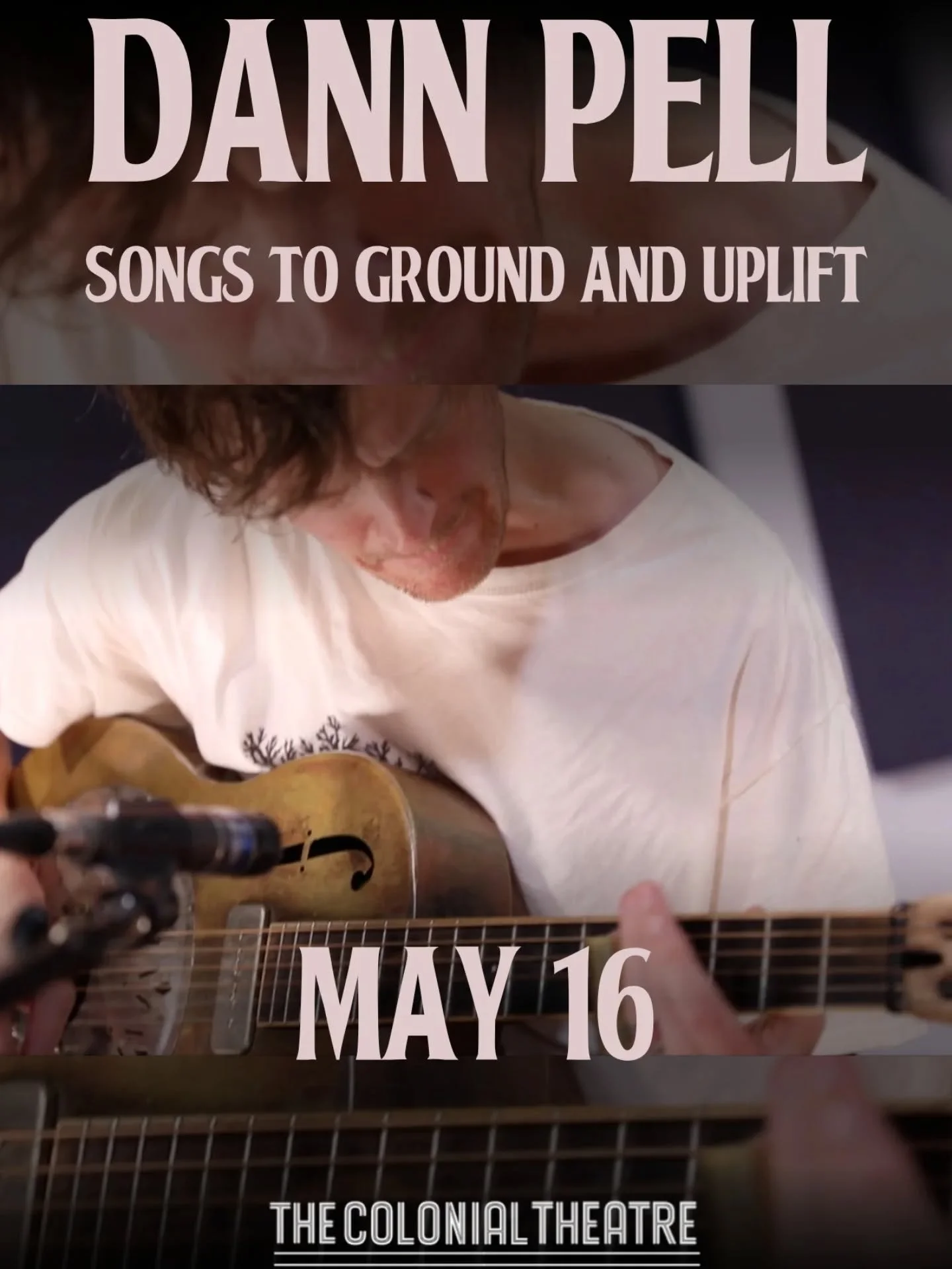 Excited for this Saturday! ✨

Meditative folk singer-songwriter &amp; guitarist @dannpell  takes center stage at @thecolonialtheatre and it is always grounding, peaceful &amp; uplifting to experience his music!

A big group of us (us meaning soundbat