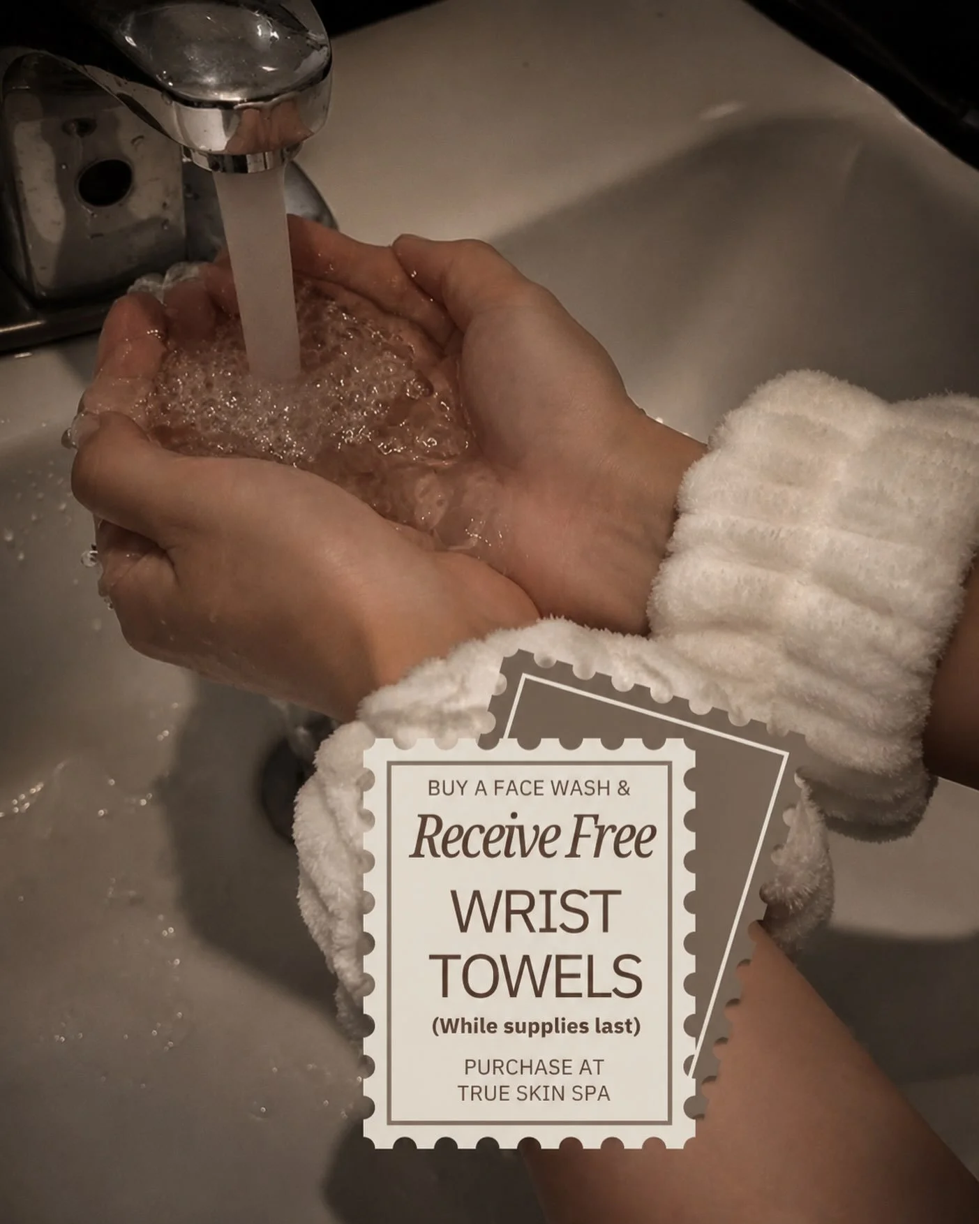 A little gift with your skincare routine. 🤍

Purchase any face wash at True Skin Spa and receive a FREE pair of wrist towels while supplies last. They&rsquo;re the perfect little luxury to make your daily cleanse feel like an at-home spa ritual.

✨ 